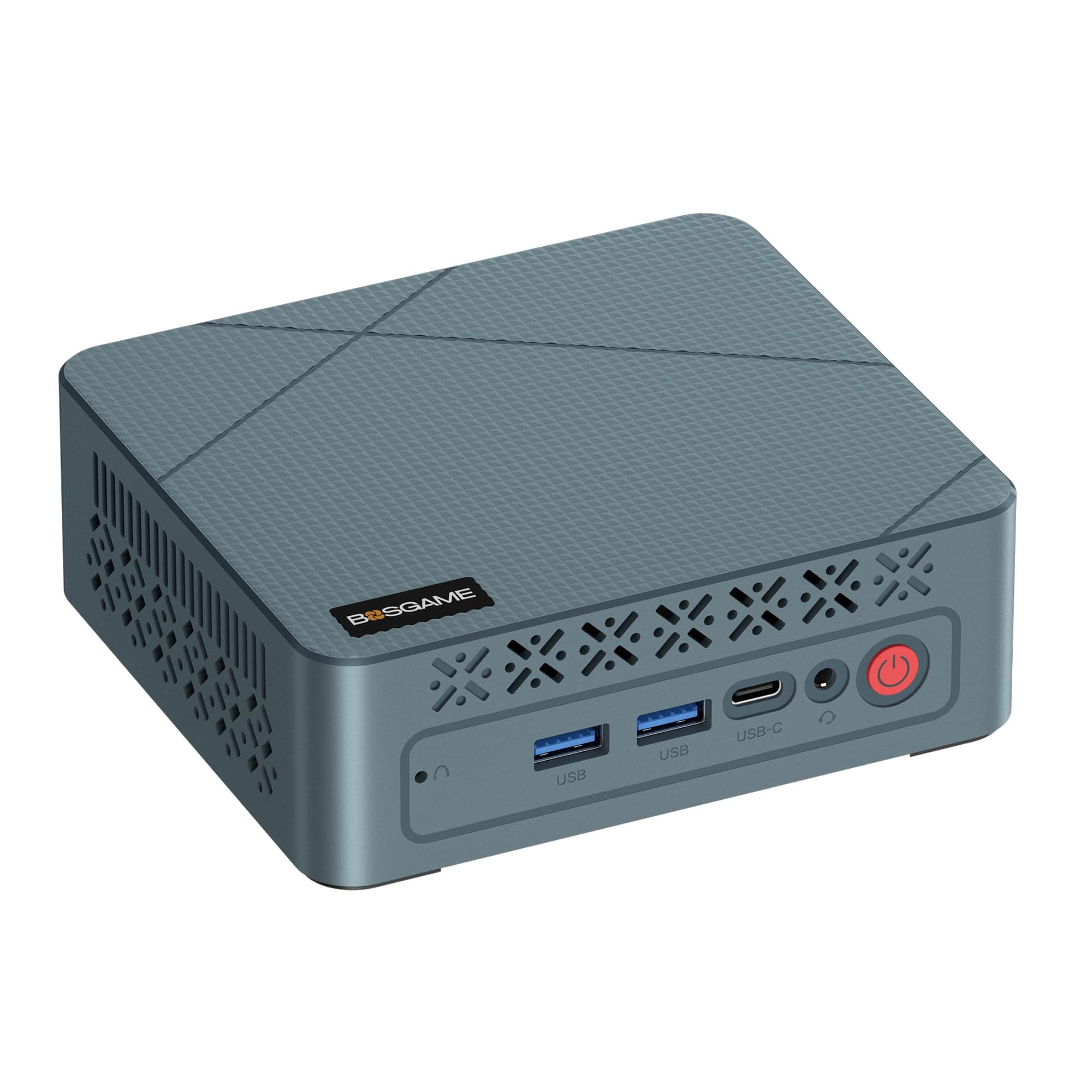 BOSGAME Mini PC E2, Ryzen 5 3550H Mini Computer(4C/8T, Up to 3.7 Ghz) 16GB DDR4 RAM, 512GB PCIe NVMe SSD, Dual HDMI Desktop Mini PC, Wi-Fi 5 & Bluetooth 5.0