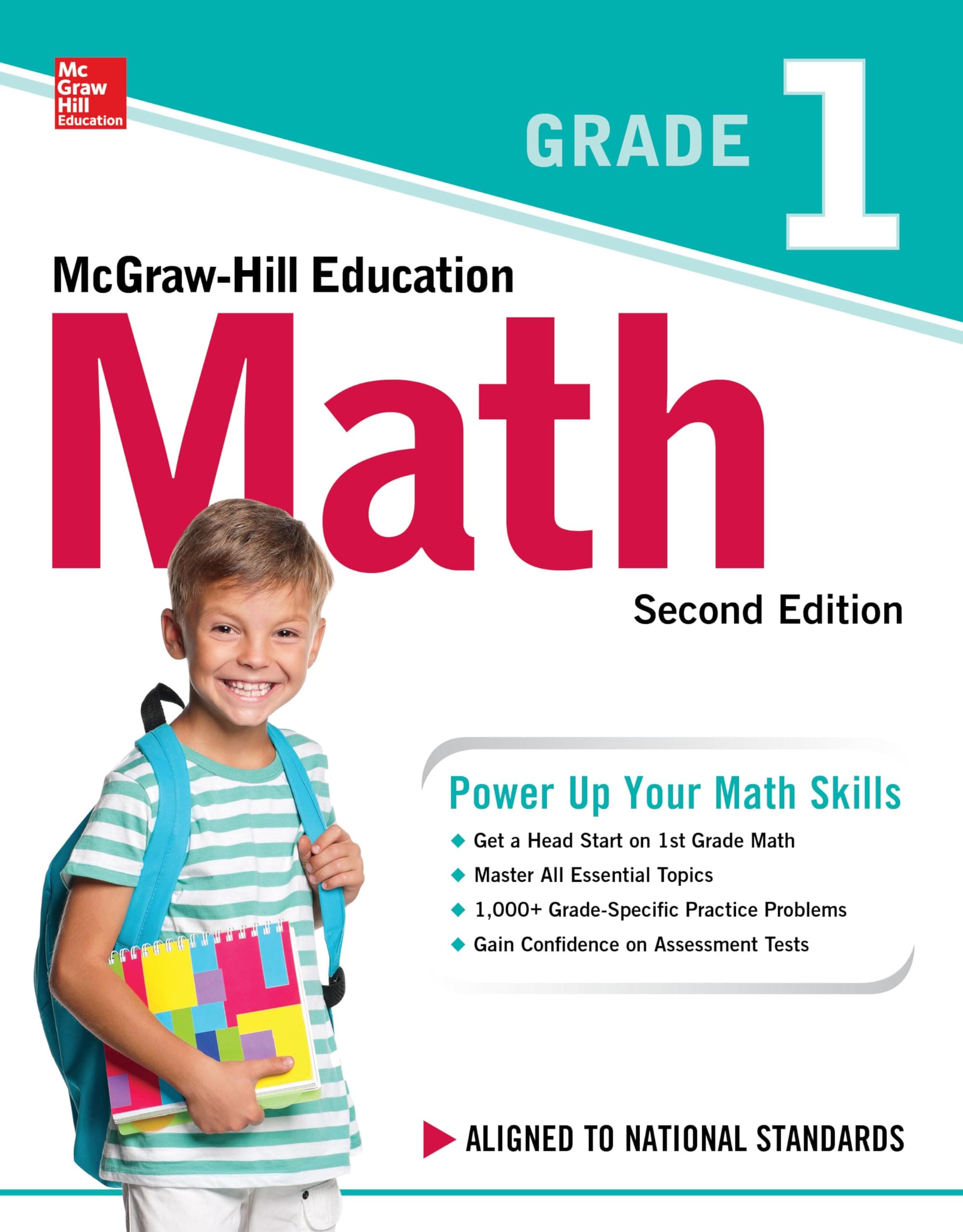 McGraw-Hill Education Math Grade 1, Second Edition (TEST PREP)