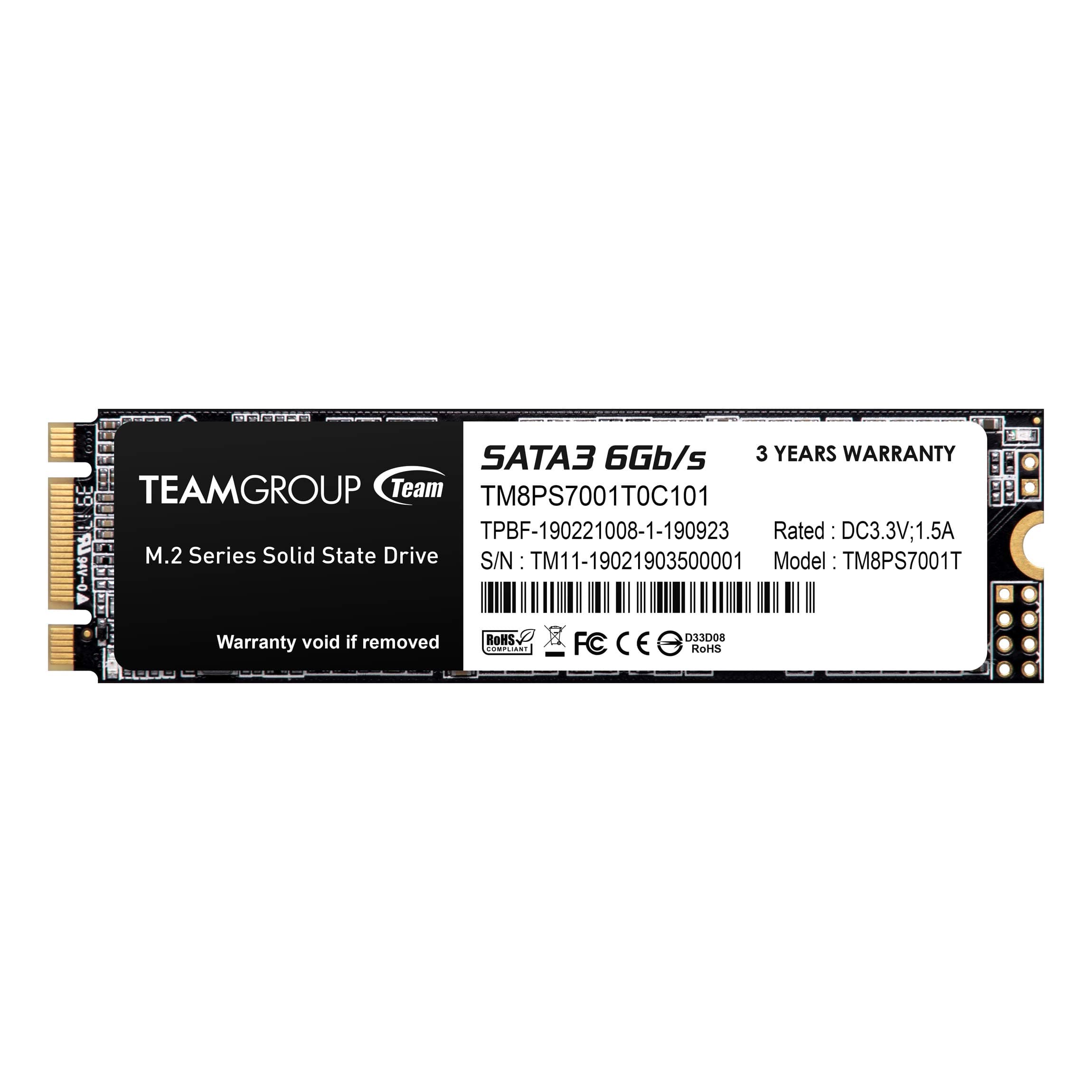 TEAMGROUP Team Group MS30 - Solid-State-Disk - 1 TB - SATA 6Gb/s