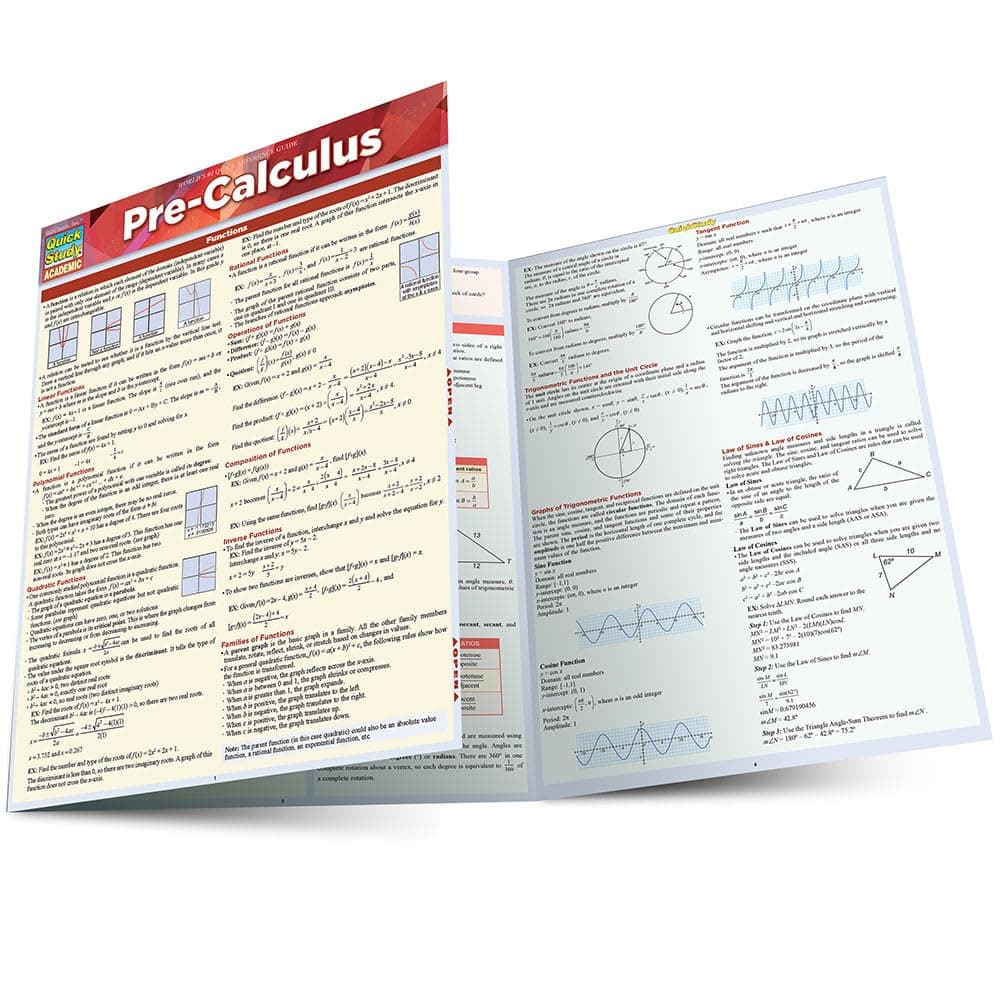 Pre-Calculus: a QuickStudy Reference Guide (QuickStudy Academic)