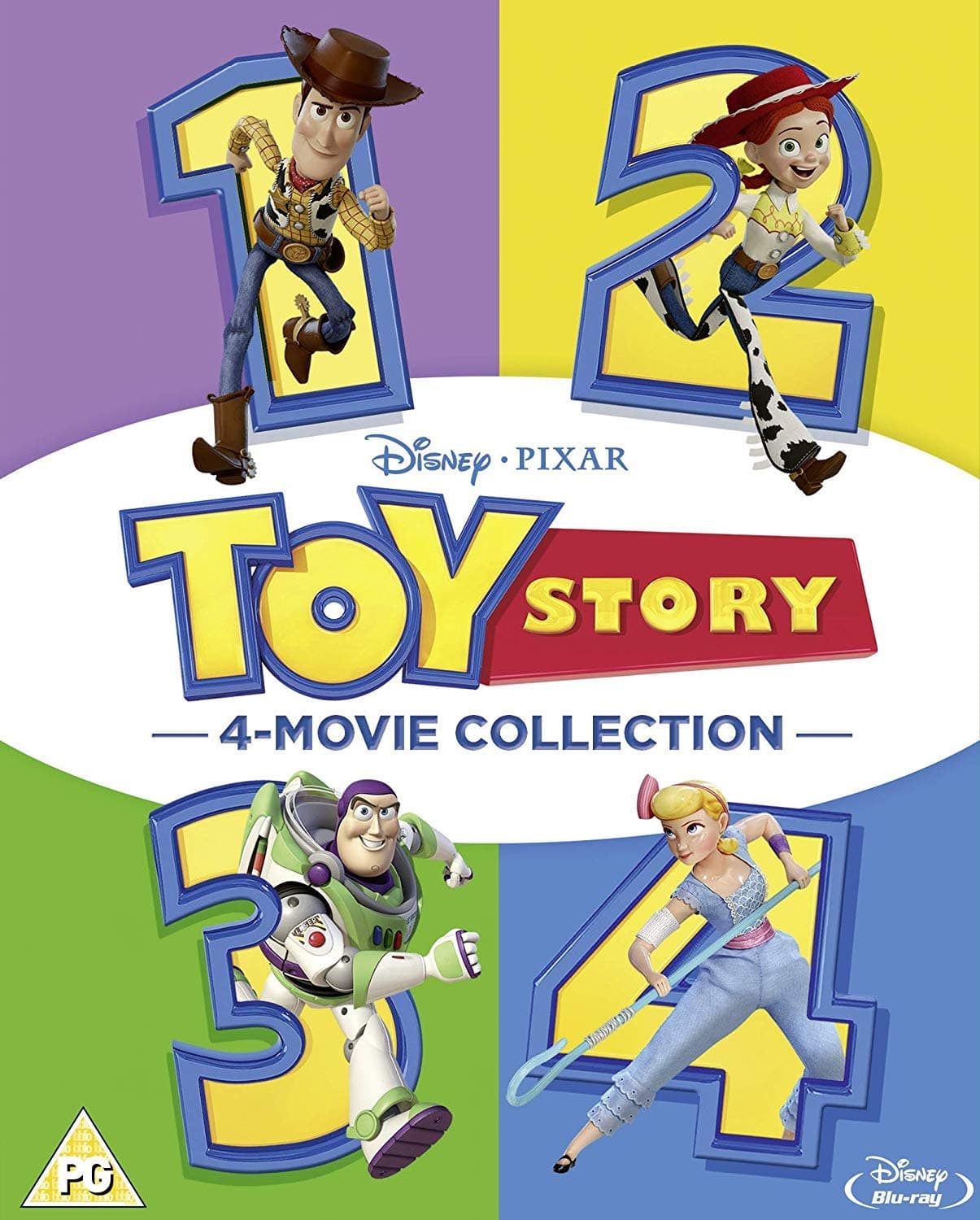 Toy Story 1-4 Boxset [Blu-ray] [2019] [Region Free]