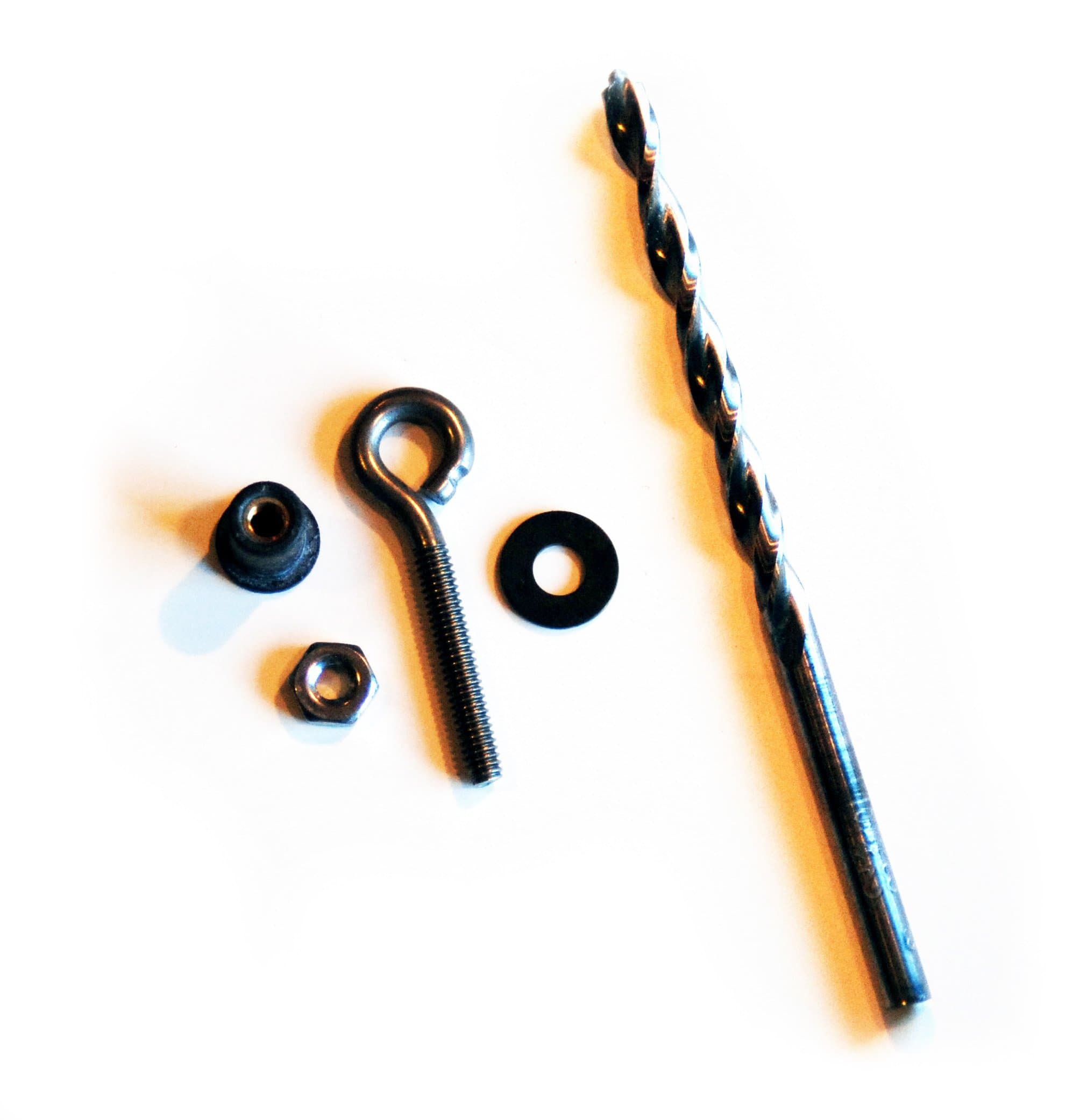 Kayalu Marine-Grade Stainless Steel Eyebolt Kit for Kayalite® Kayak Light, Kayacam® Camera Mount, Kayapod® Brinno Gardenwatchcam Mount and Kayaball® Universal Device Mount.