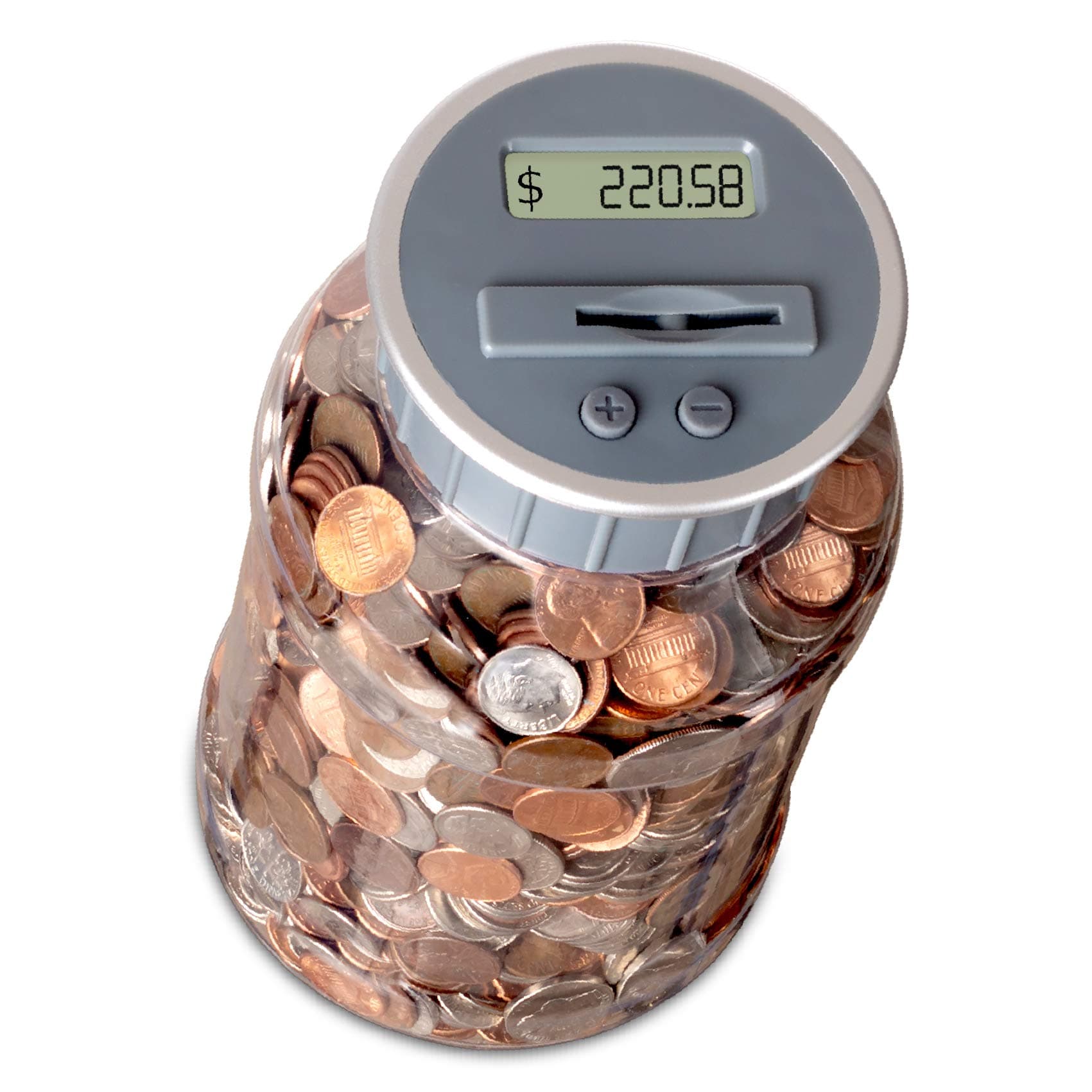 Piggy Bank for Kids, Adults, M&R Digital Coin Counting Bank with LCD Counter, Coin Bank Money Jar for Kids and Adults, Designed for All US Coins