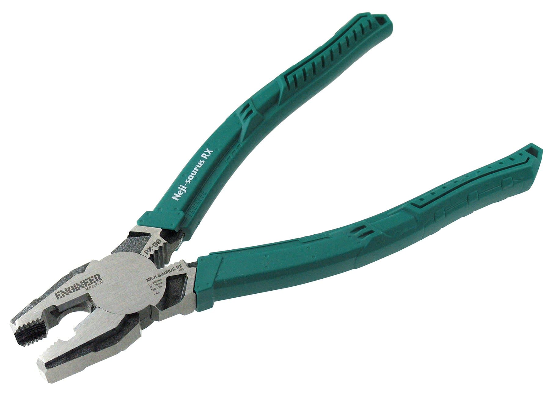 8" Heavy Duty Screw Removal Pliers, Combination Gripping Plier. Made in Japan. Side Cutting Jaws. PZ-59