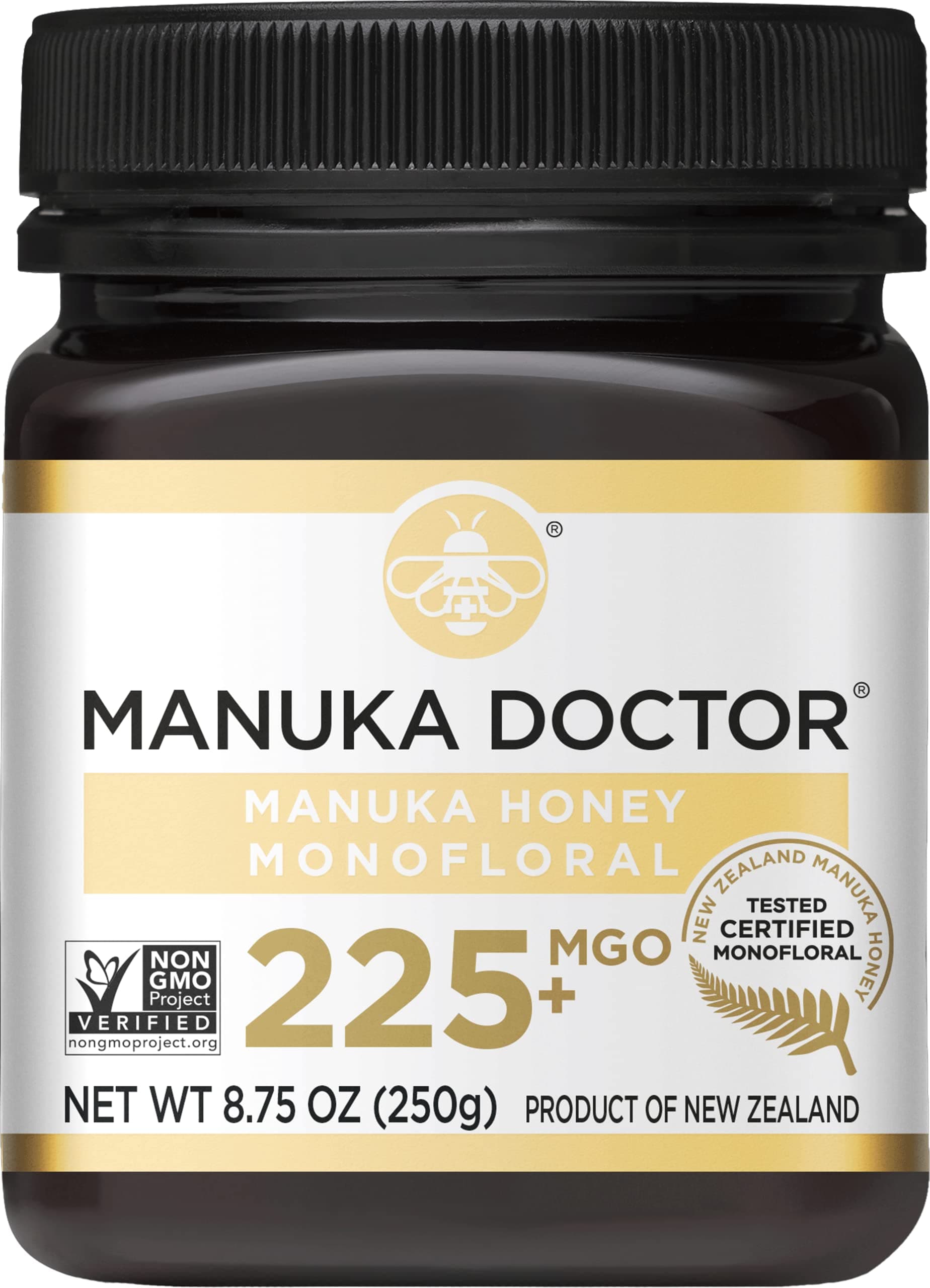 Manuka Doctor, Manuka Honey Monofloral, MGO 225+, 8.75 oz (250 g)