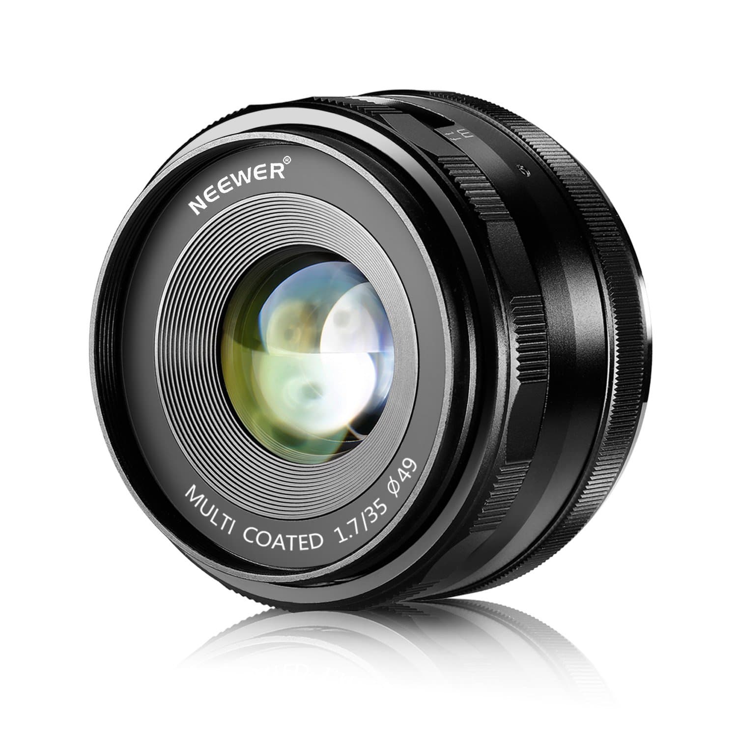 Neewer Manual Lens for Fuji X Mount 35mm f/1.7