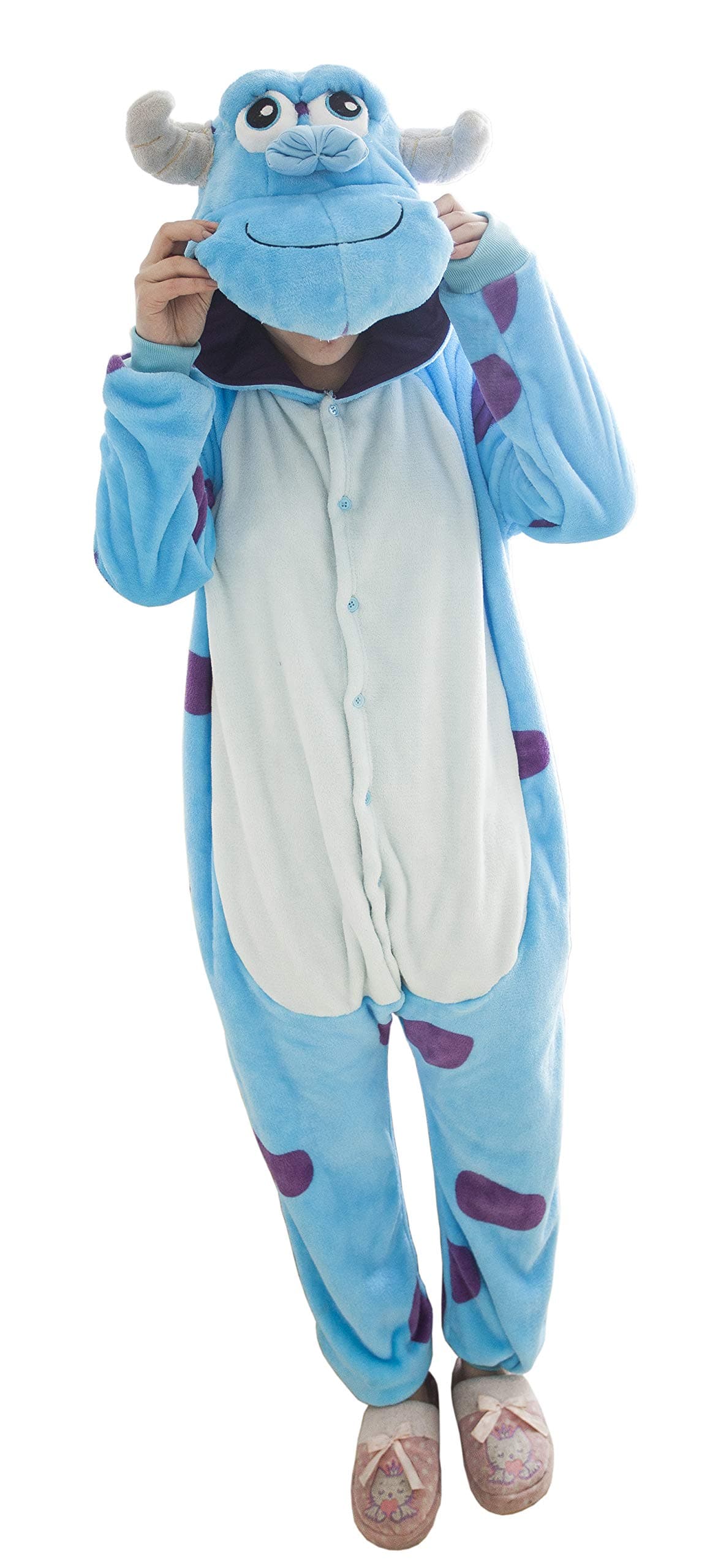 Adult Onesie Animal Pajamas Unisex Halloween Cosplay Costume Loungewear