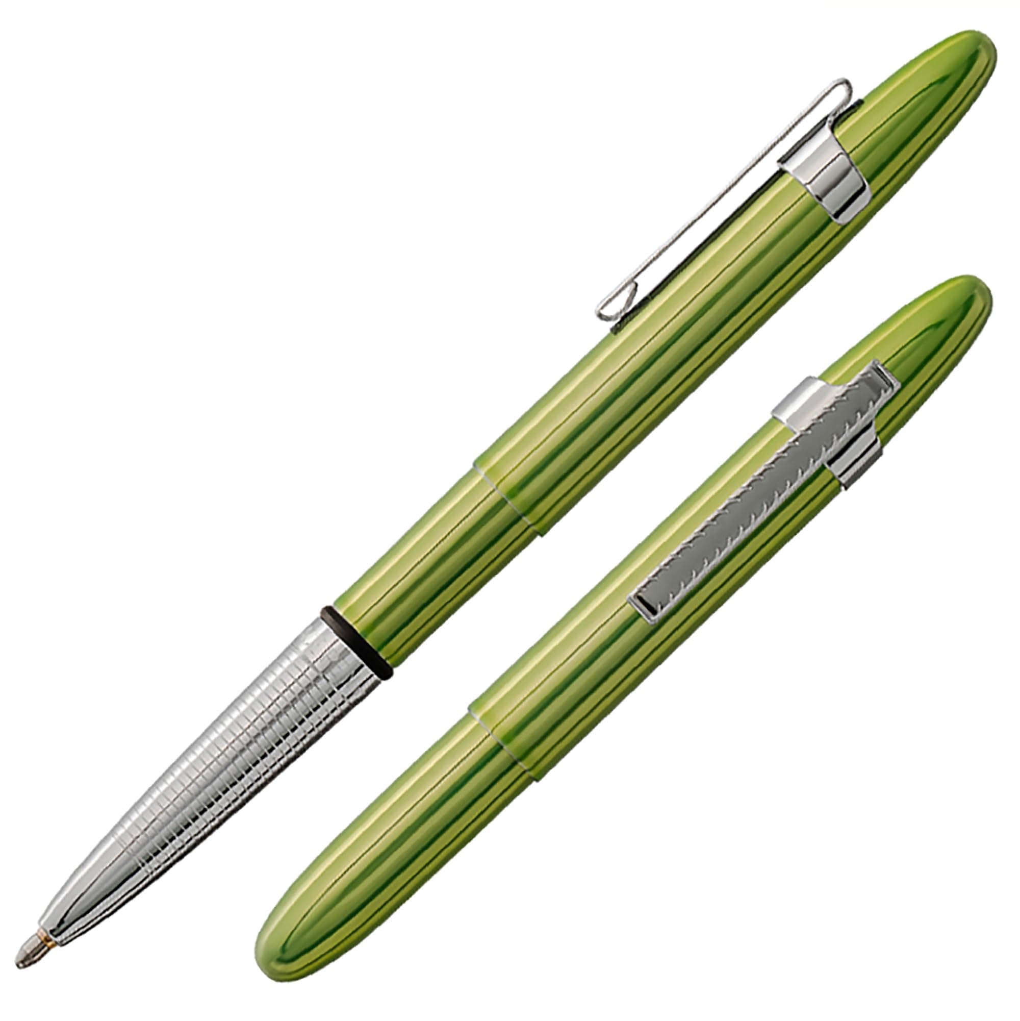 Bullet Pen - 400 Series - Lime Green w/ Clip - Gift Boxed