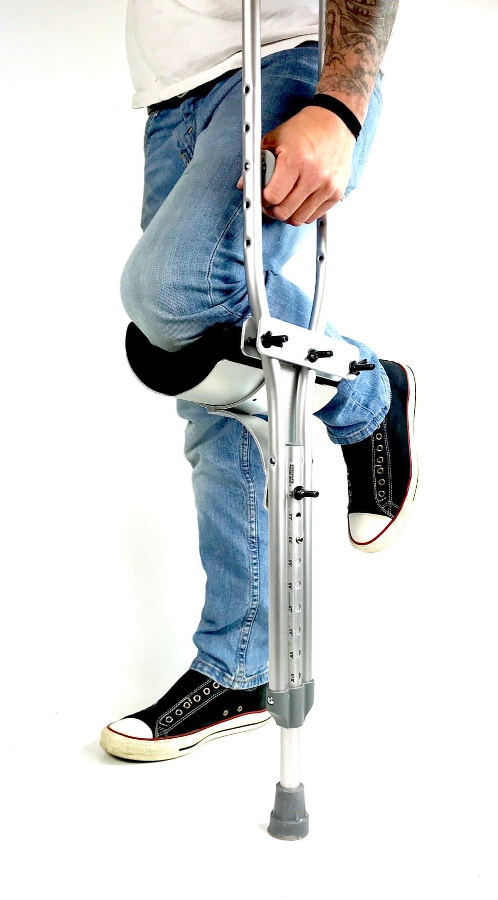 Able Motion Adjustable Ambidextrous Crutch Knee Rest