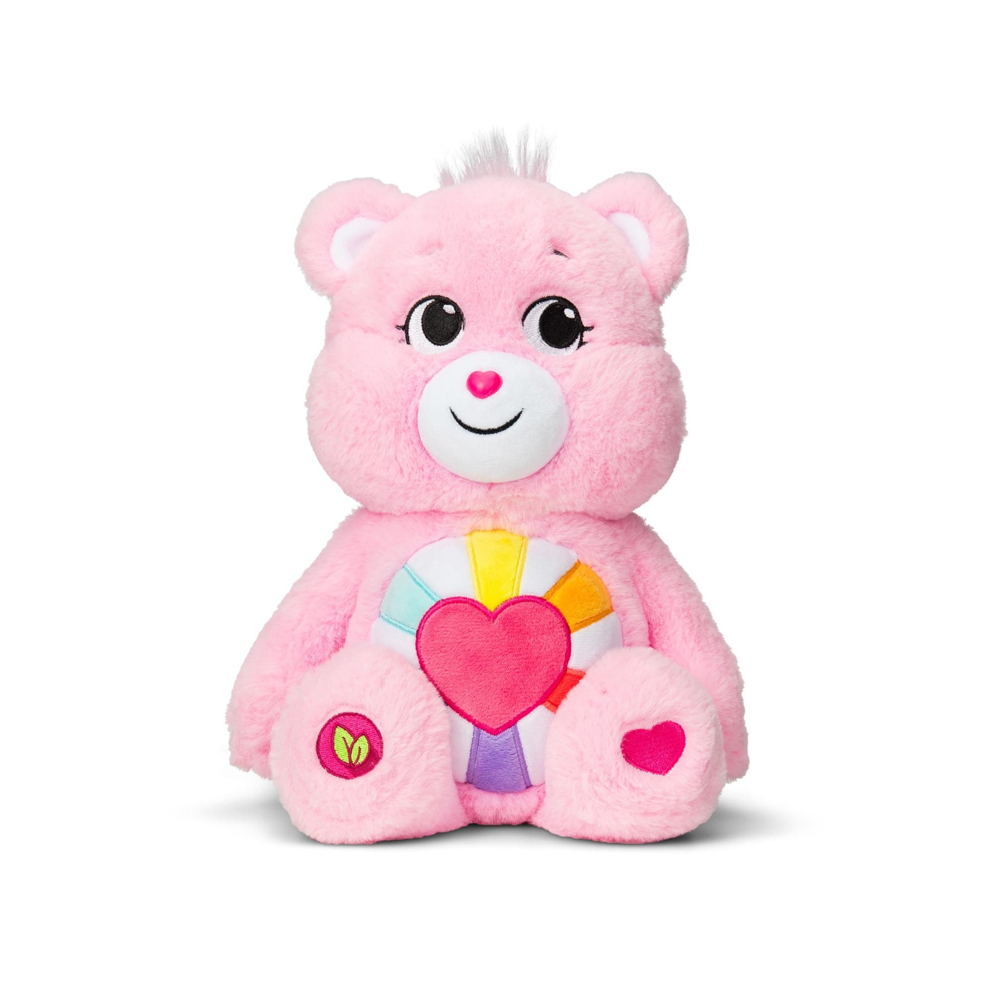 Care Bears 14" Hopeful Heart Bear Plushie - Medium Size - Pink Plush for Ages 4+ – Perfect Stuffed Animal Holiday, Birthday Gift, Super Soft and Cuddly – Gift for Girls and Boys, Collectors