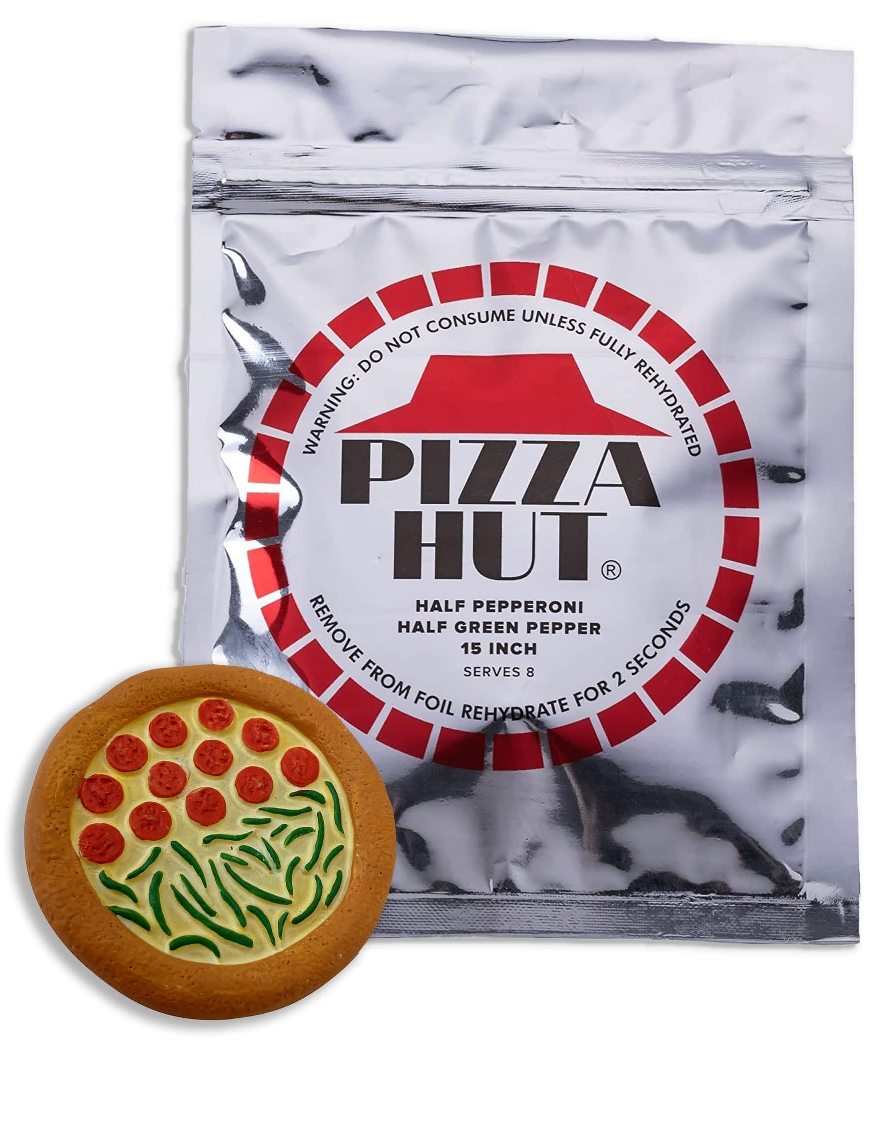 ASVP Shop Future Movie Props - Pizza Hut - Silver Packaging Bag - Memorabilia Merchandise