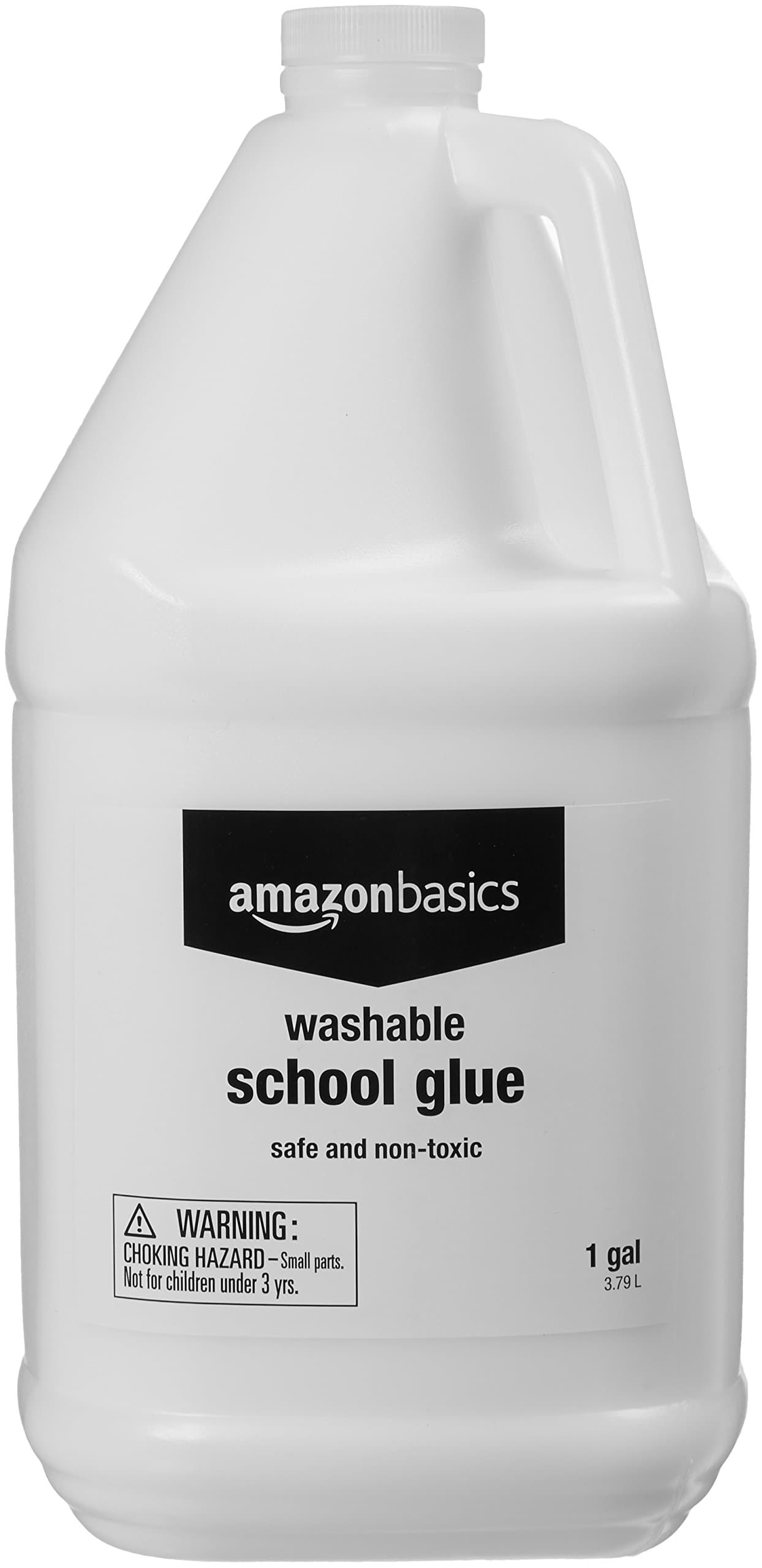 amazon basics Non toxic Washable Liquid School Glue, One Bottle, 3.78 Litre