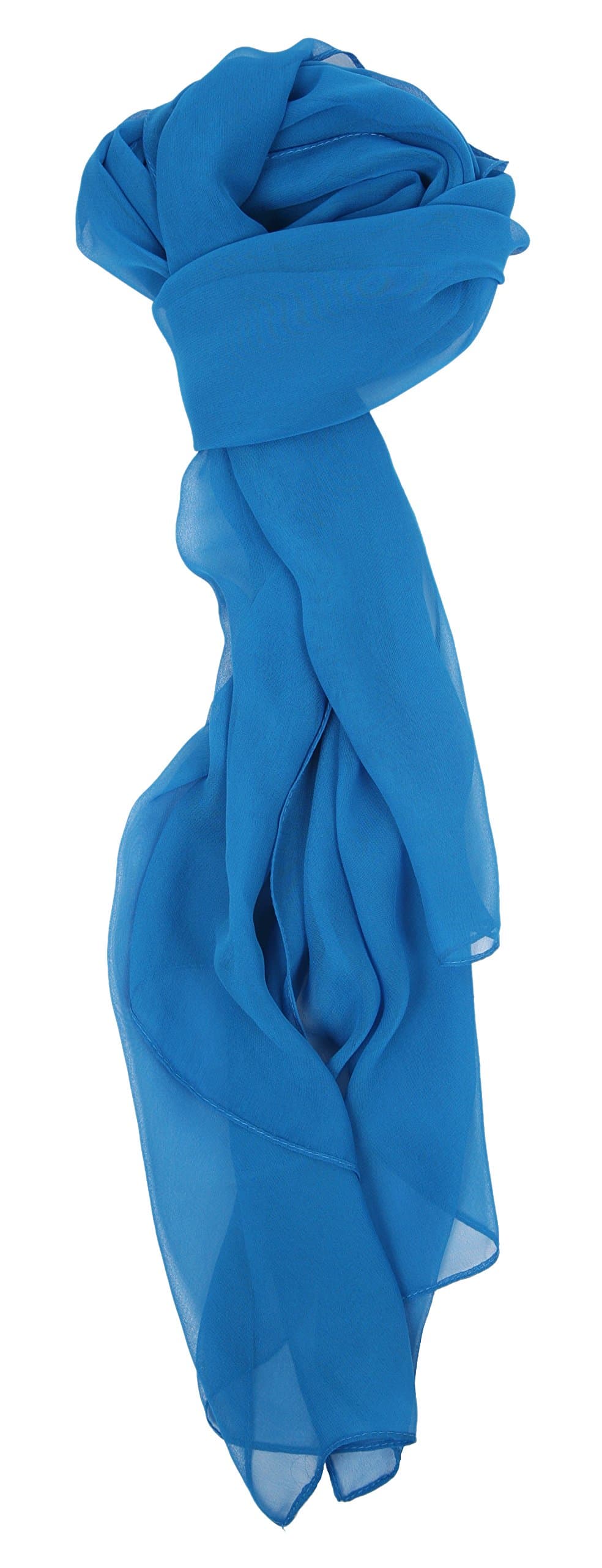 Solid Color Silk Blend, Lightweight, Sheer, Modern Oblong Scarf Headscarf