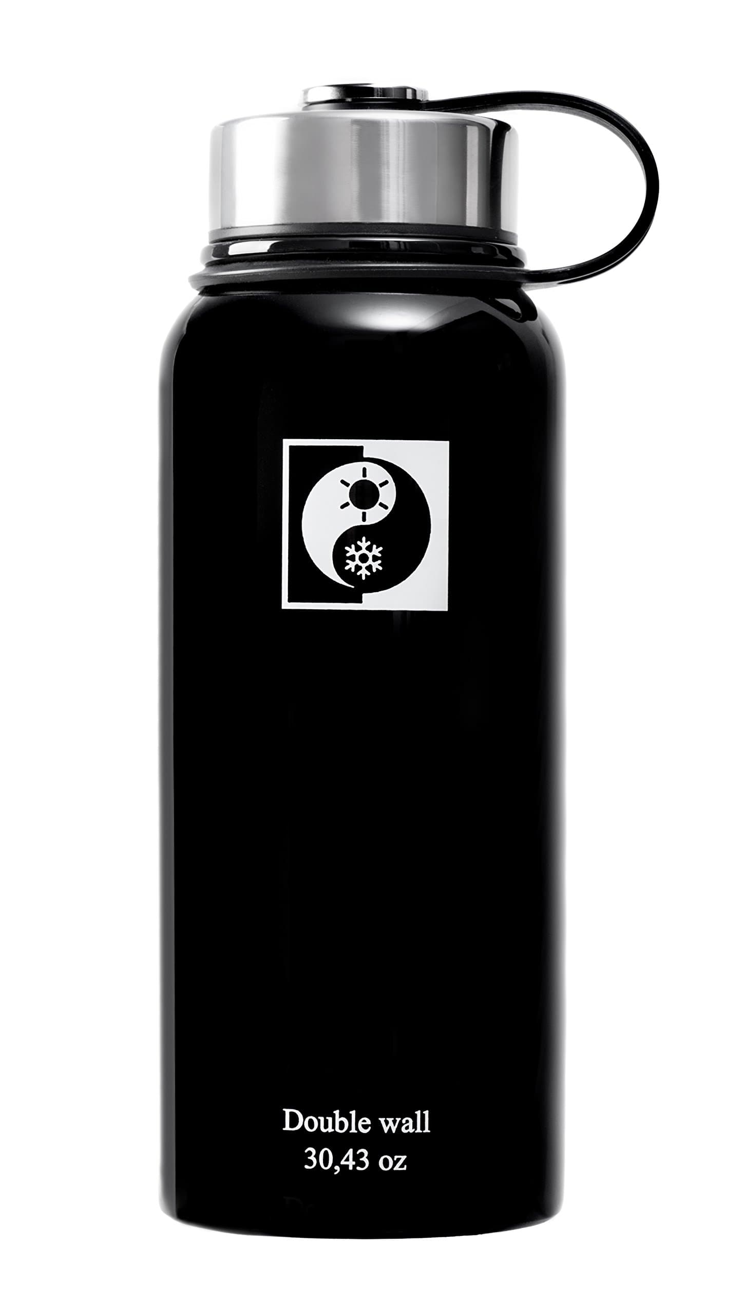 Thermo Flask – 30.43 Oz, Hydro Flask,Vacuum Insulated Stainless Steel Water Bottle, Hot & Cold, Wide Mouth, Simple Lid, Double Walled, Thermo Travel Mug,Powder Coated,
