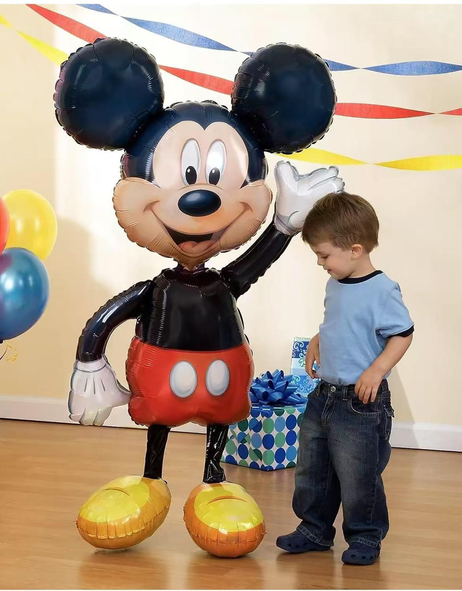 Mouse Airwalker 48" Inch Jumbo Foil Mylar Birthday Balloon…
