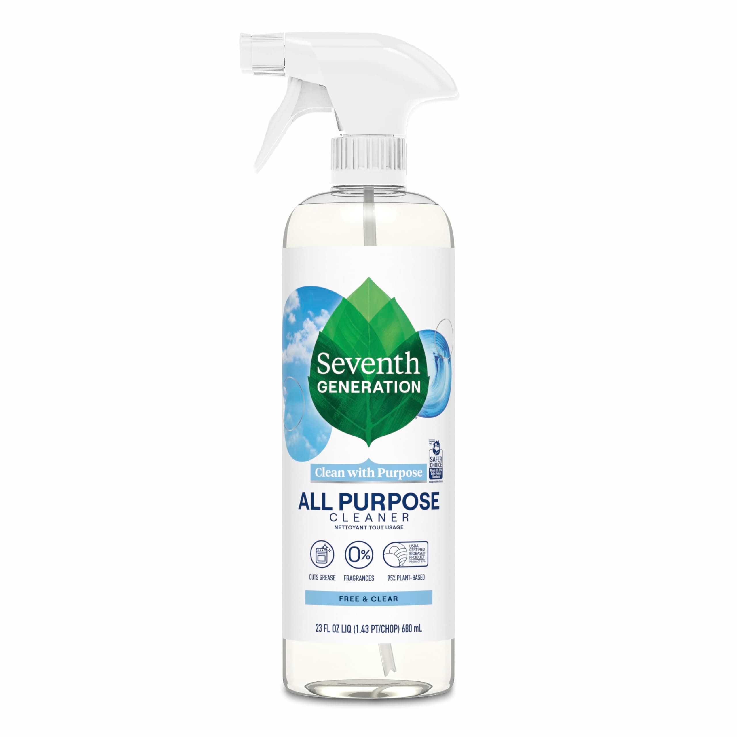 All Purpose Cleaner, Free & Clear, 23 fl oz