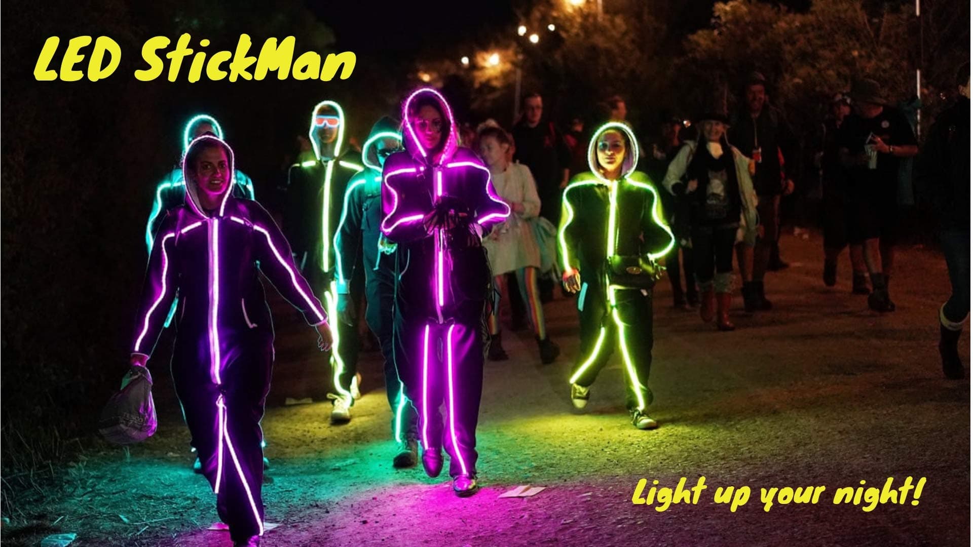 LED StickMan - Medium Suit