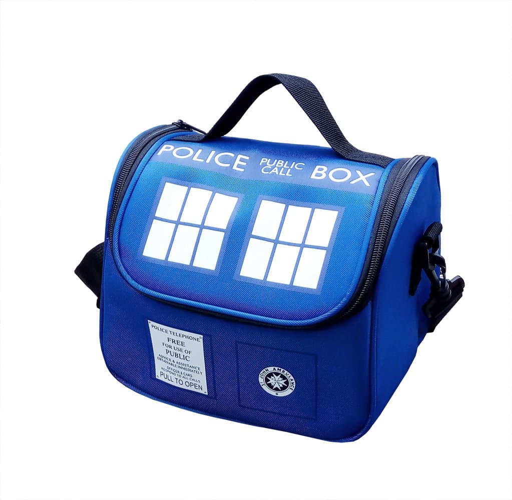 JEWSUN Police Public Call Box Lunch Bag