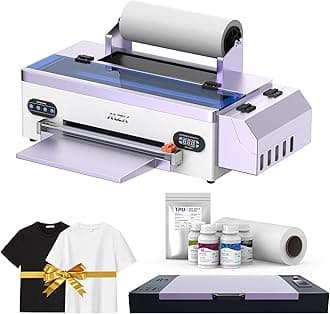 MZK A3 L1800 Printhead DTF Printer,High-Speed Print,Ink Anti-Clog Design,One-Touch Automatic Cleaning System,2880DPI,13”Max Print Width,Multi-Material Compatible,Gift Ink 2 Year