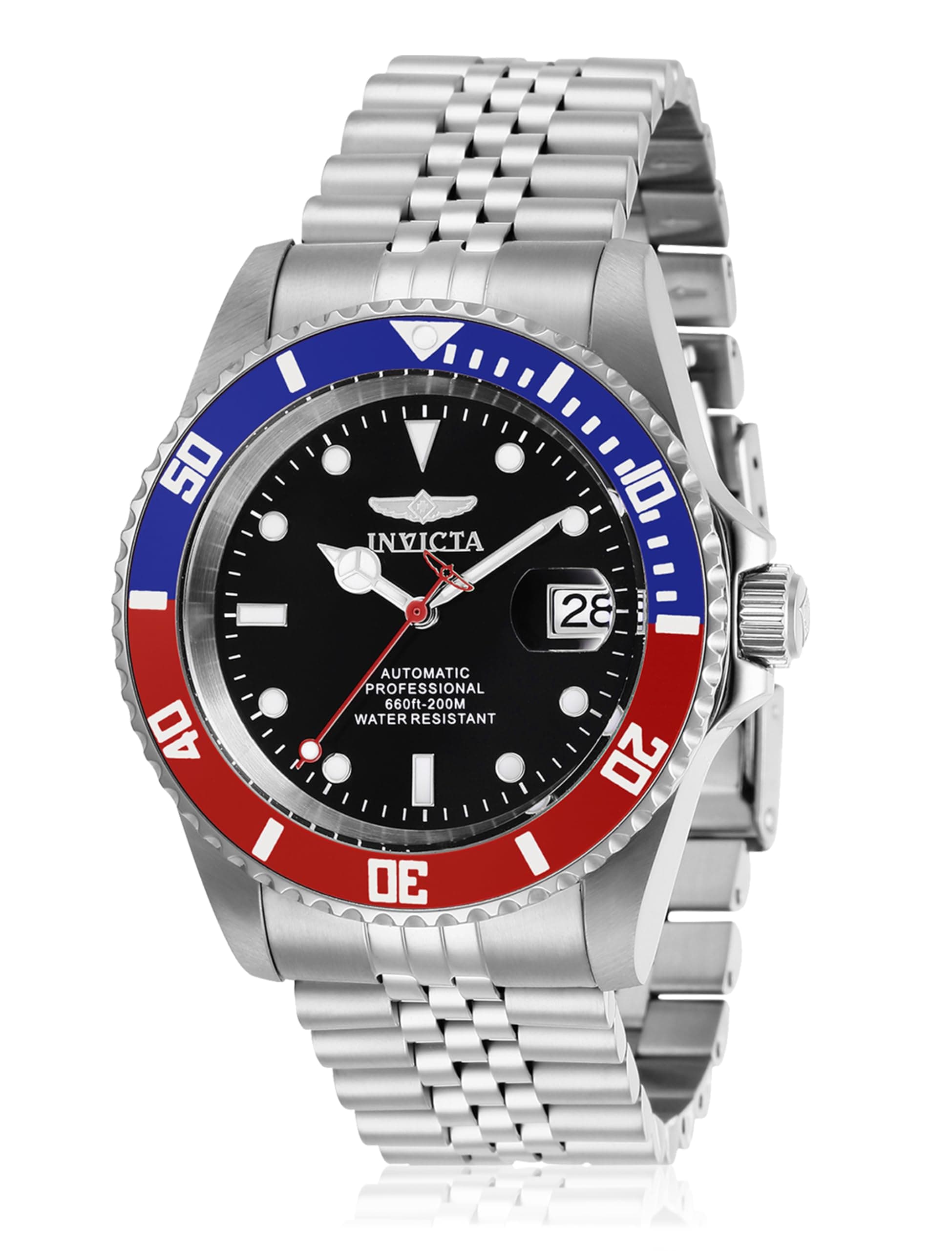 Pro Diver Stainless Steel Men's Automatic Watch - 42mm