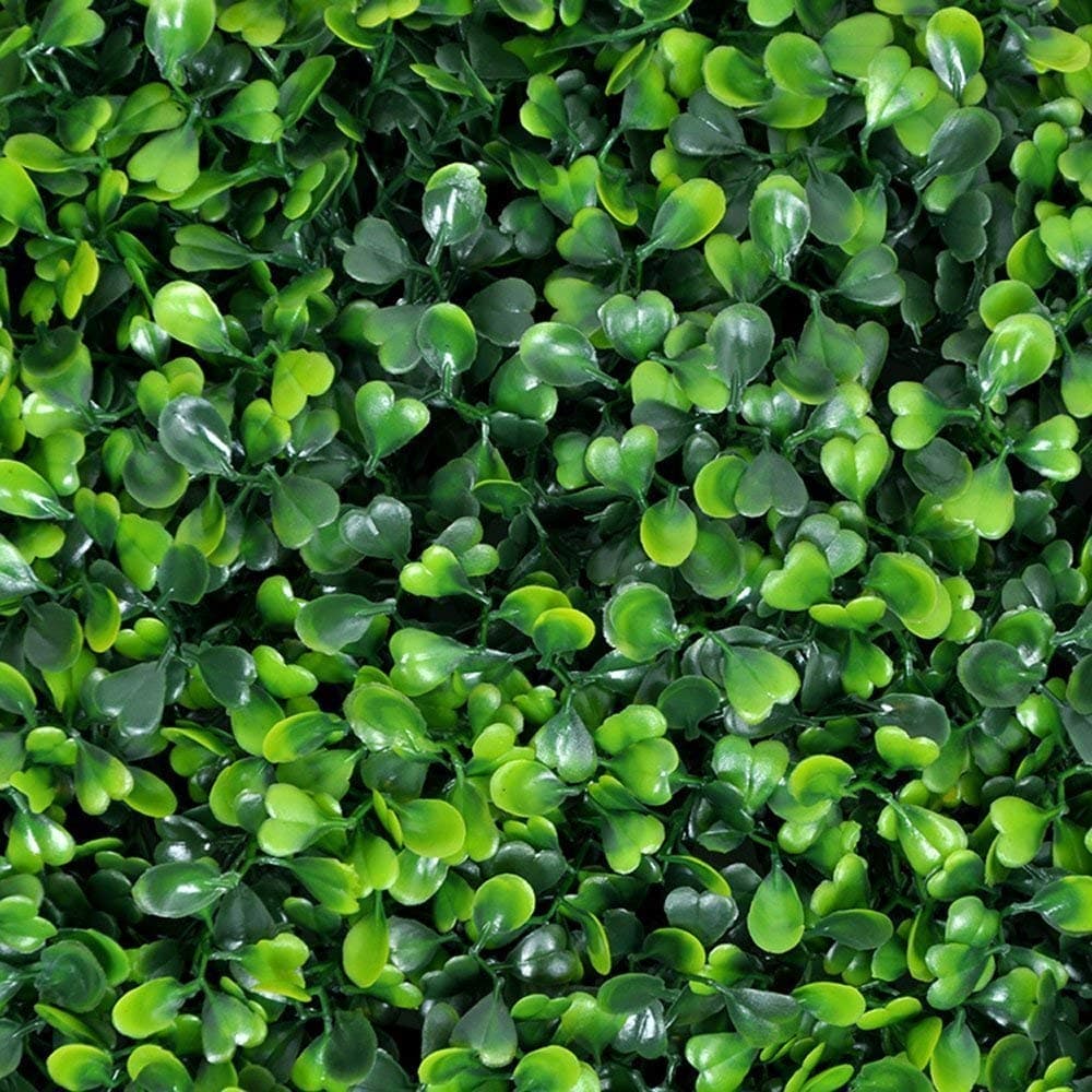 Artificial Boxwood Panels, 40" L X 40" W, Dark Green