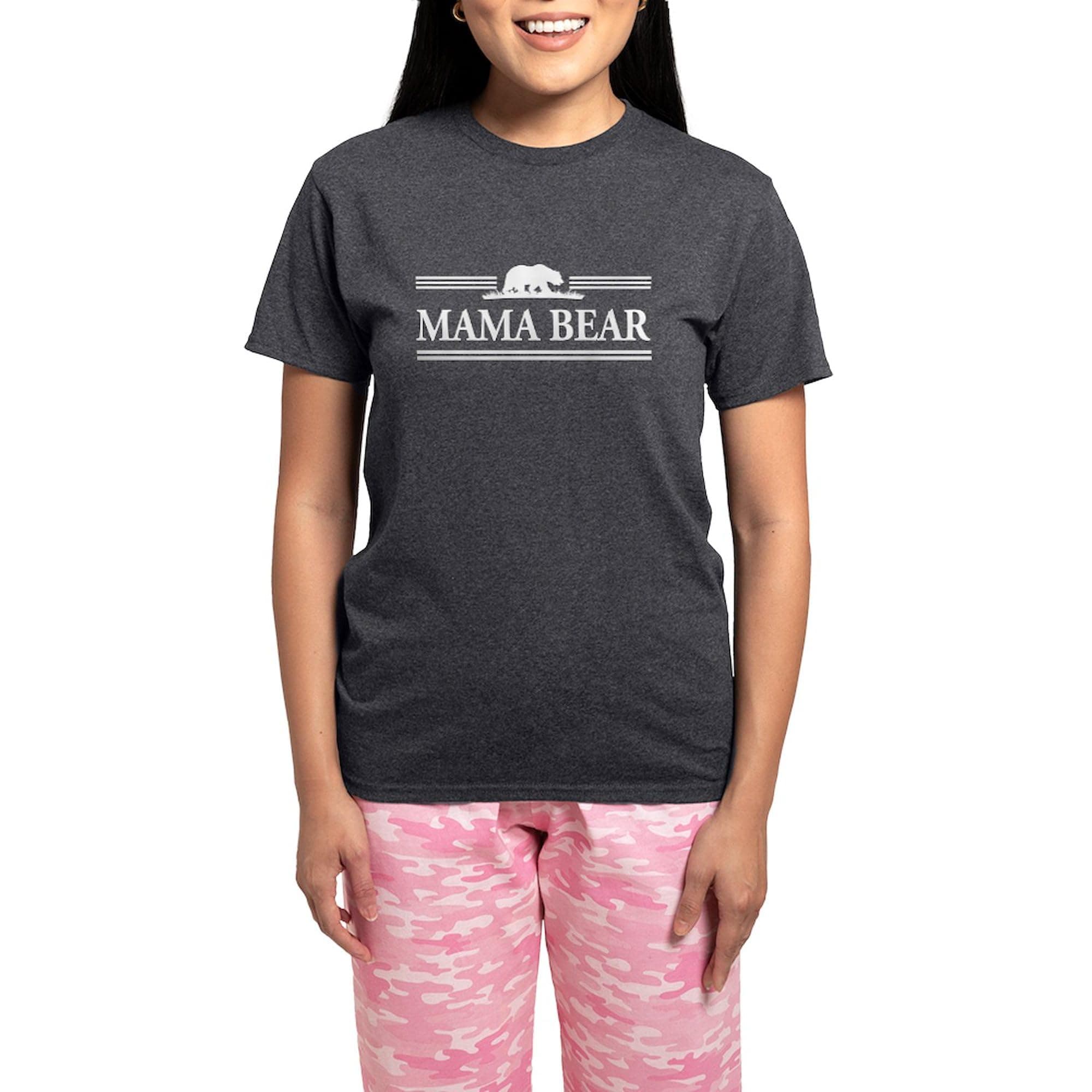 CafePress Mama Bear Pajamas Women's Novelty Deluxe Pyjama Set, Comfortable PJ Sleepwear