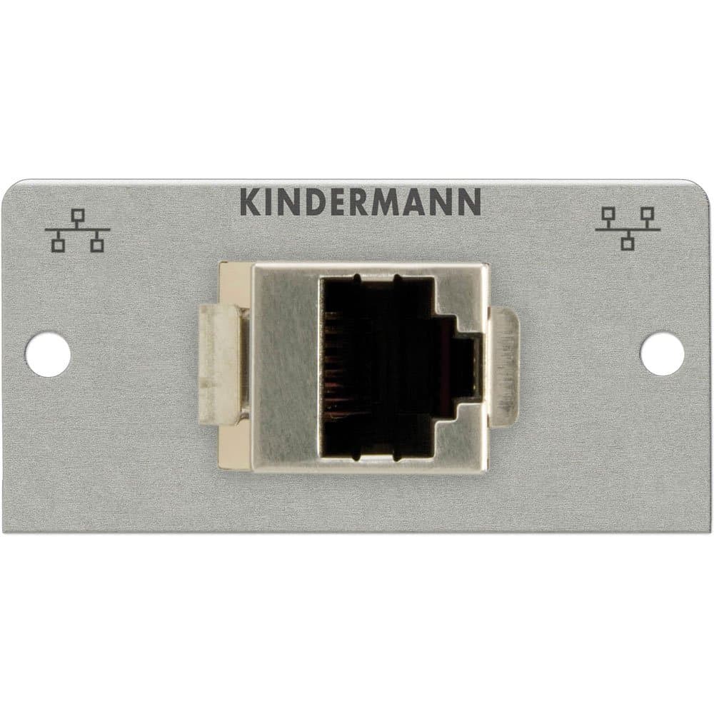 Mit dem modularen MultiMedia-Anschluss-System von KINDERMANN lassen sich Computer-, Video-, Audio-,