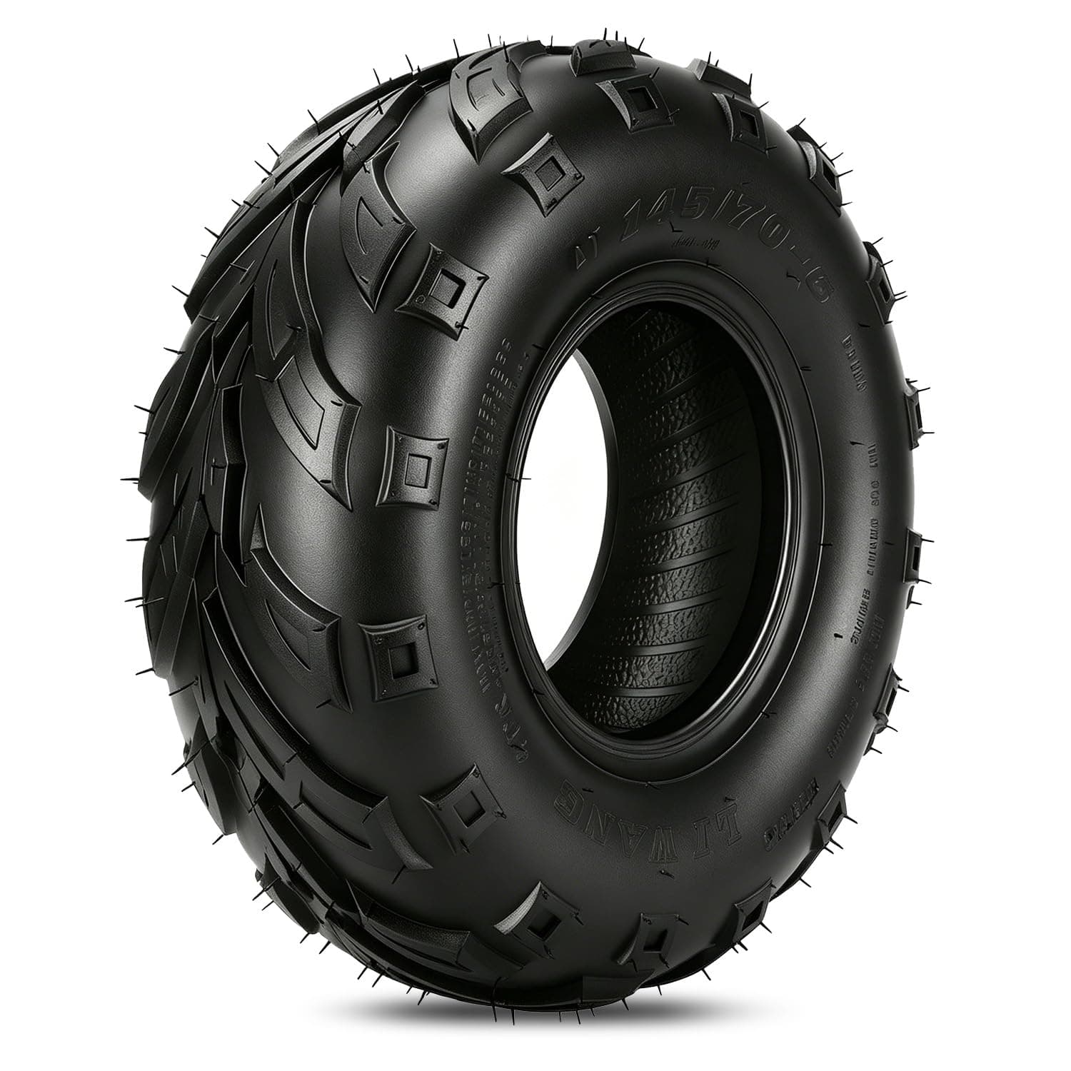 145/70-6 145 70-6 Tire Tubeless for Coleman CC100X CT100U Baja Dirt Bug Doodle Bug DB30 Monster Moto MMB80 MMB105 Motovox MBX10 MBX11 MBX12 RT100 Mini Bike Kazuma Roketa 110cc ATV Quad Go Kart