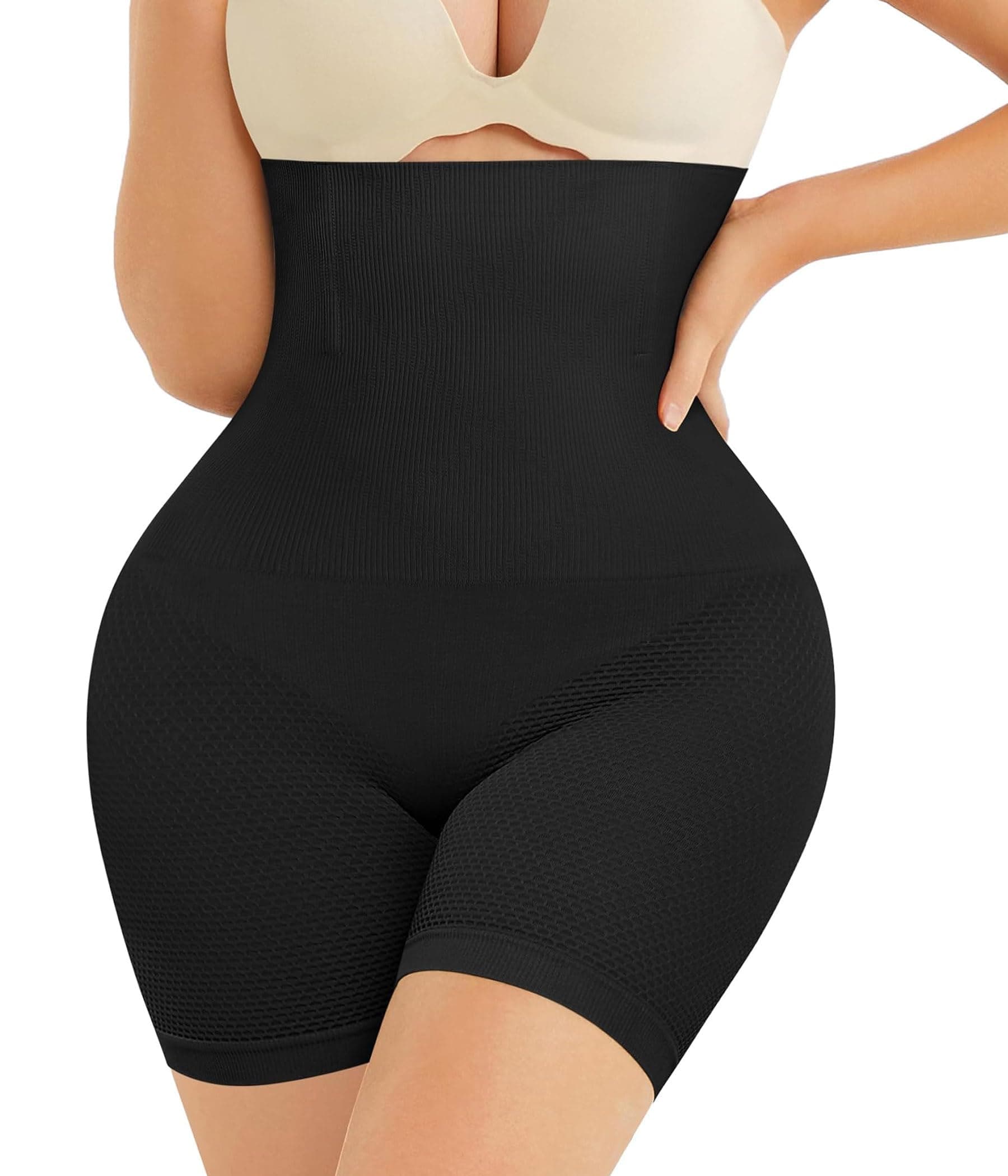 Womens' Shapewear Thigh Slimmer Tummy Control Body Shaper Shorts Butt Lifter Panties High Waist Trainer