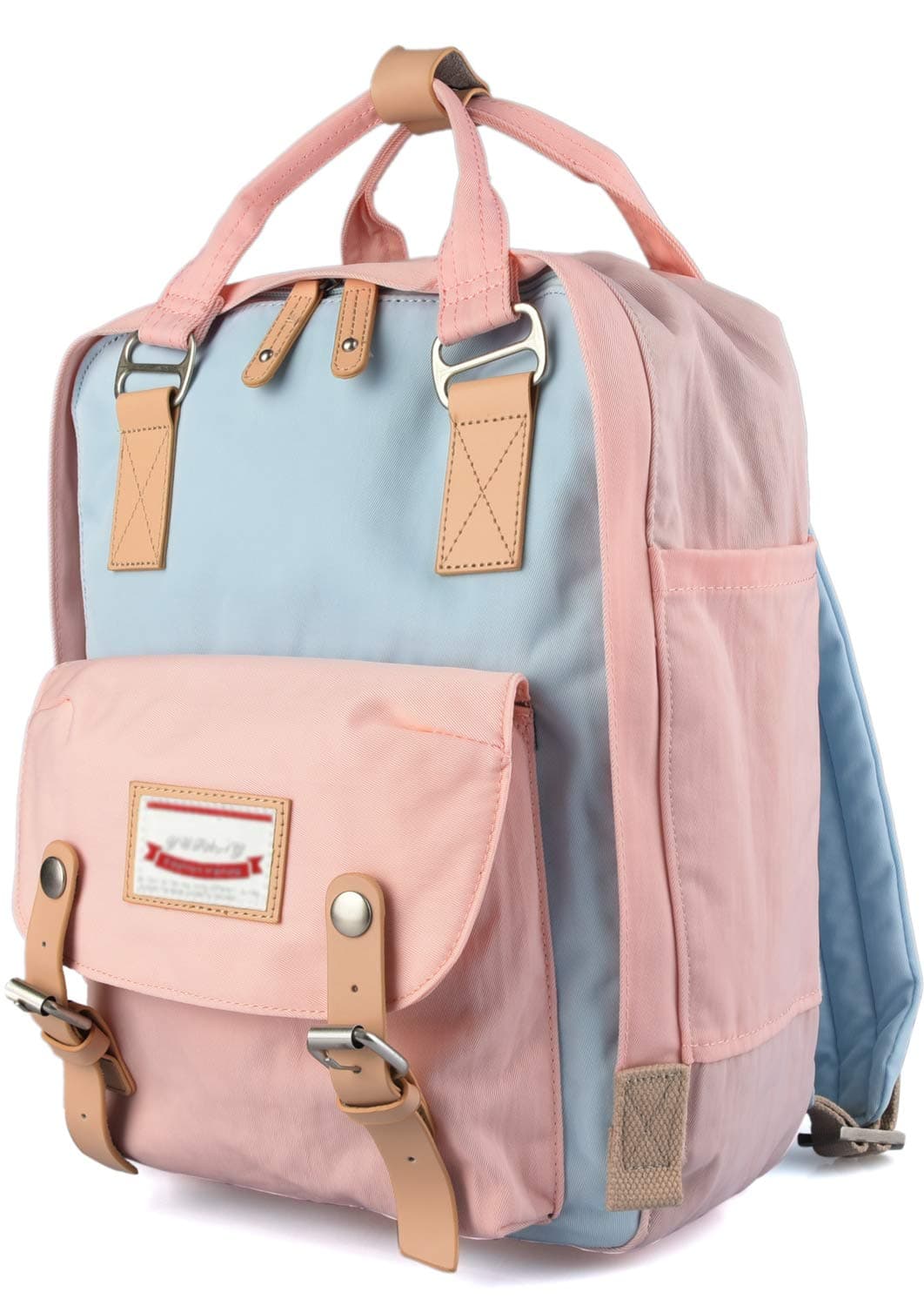 Goldwheat School Backpack Laptop Bag for Teen Girls Bookbag College Back Pack