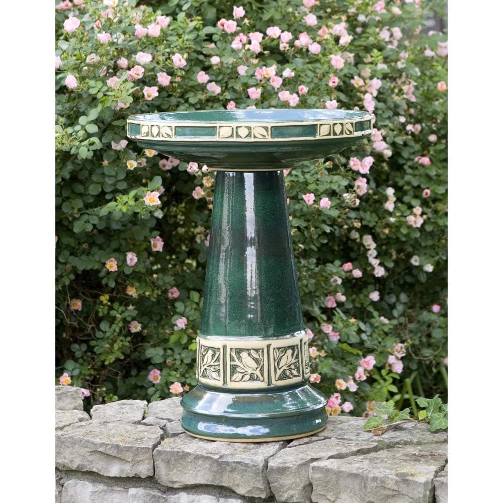 Birds Choice BCGREENSET 33052720 Bird Bath, Green