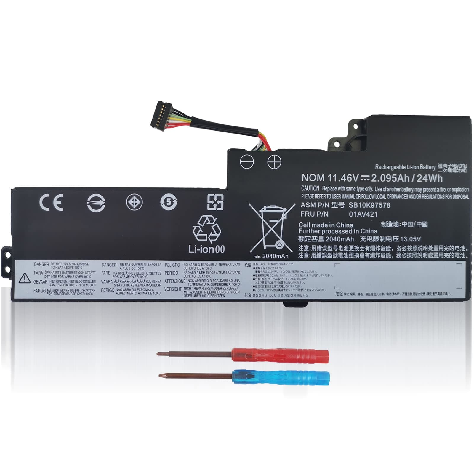 AGREATTHAI T470 T480 Internal Battery Replacement for ThinkPad T470 T480 A475 A485 TP25 Series Laptop, for Thinkpad Battery 01AV421 01AV419 01AV489 01AV420 SB10K97577 SB10K97576 SB10K97578 Notebook.