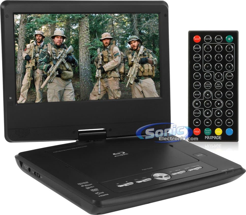 Maxmade BDP-M1061X Portable Blu-ray Player - 10.1' Display