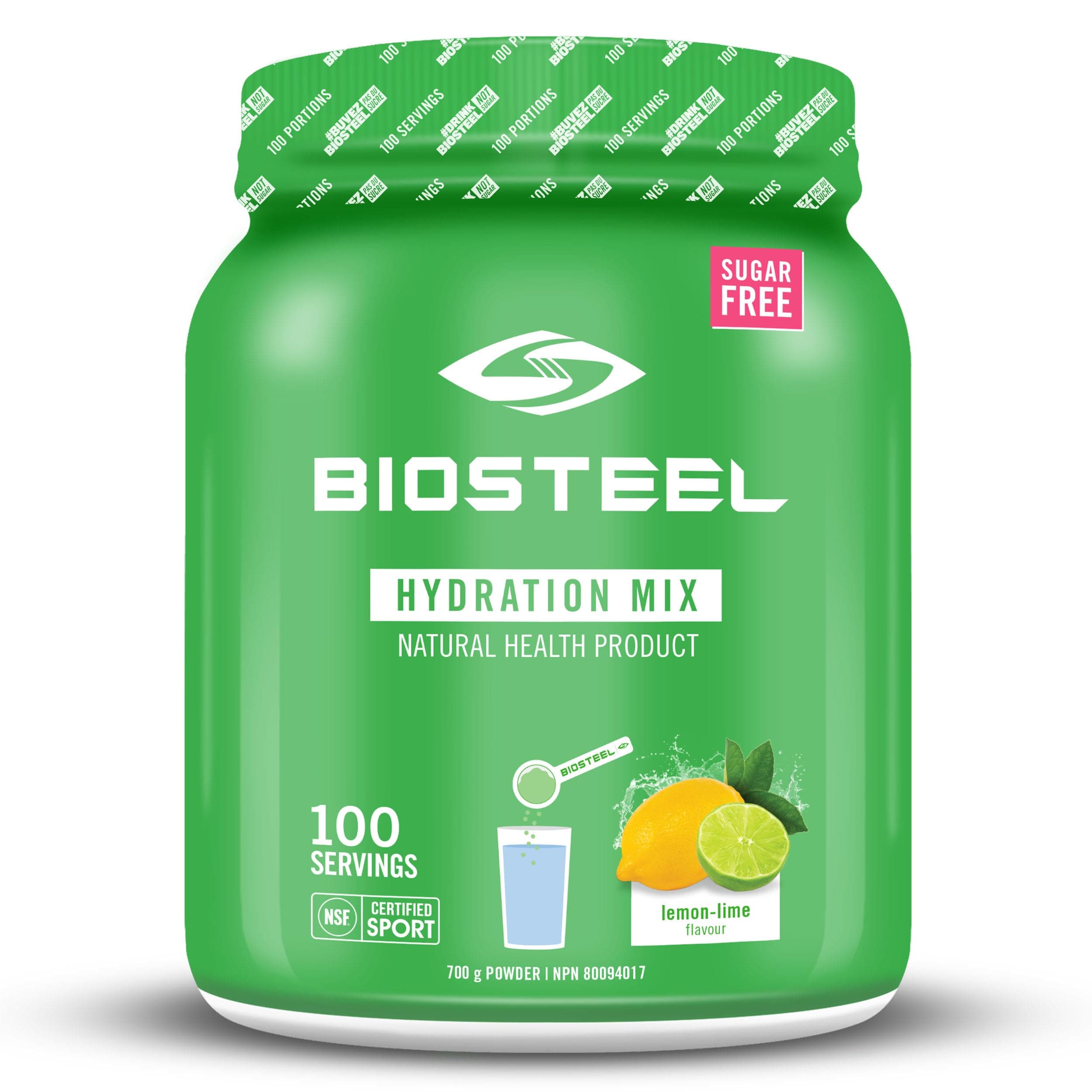 BioSteelHydration Mix, Lemon Lime, 700 g