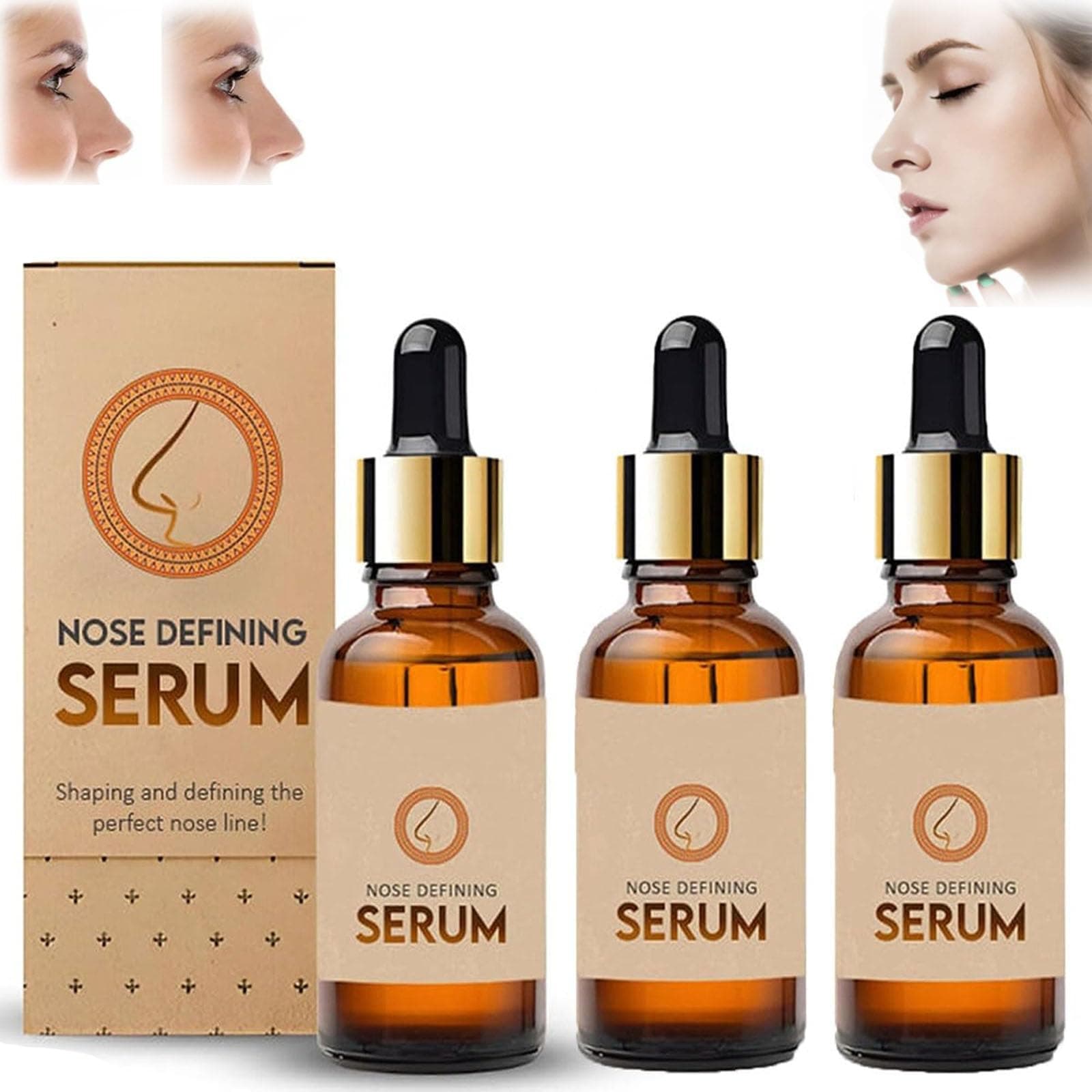 Liftx Nose Defining Serum, Sci-Effect Nose Lift Shaping Oil, Nose Lift Up Shaping Essence Oil, Nasal Bone Remodeling Serum, Remodeling Contouring Oil Serum (3 Pcs)