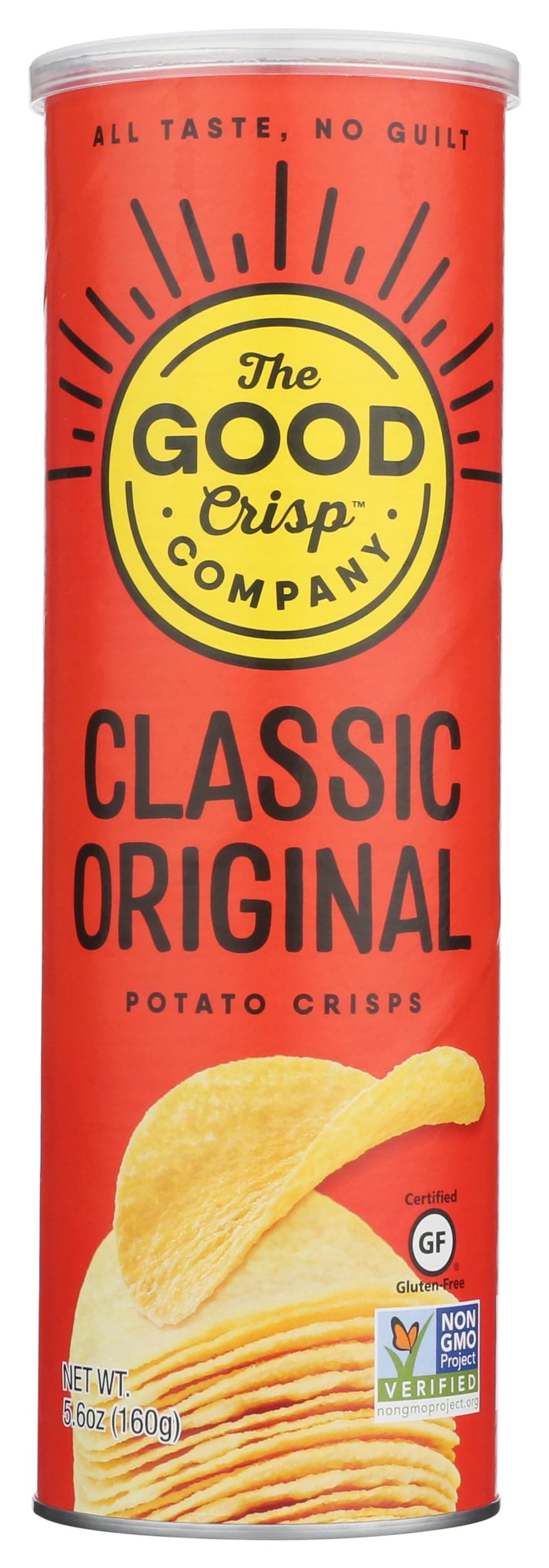 The Good Crisp Company, Chips Stacked Original, 5.64 Ounce