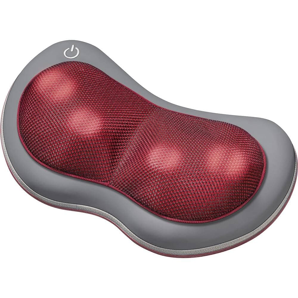 Beurer MG 149 Massager, Electronic Neck Back Neck Massage Pillow with 4 Shiatsu Massage Heads and Heat Function for Office and Home