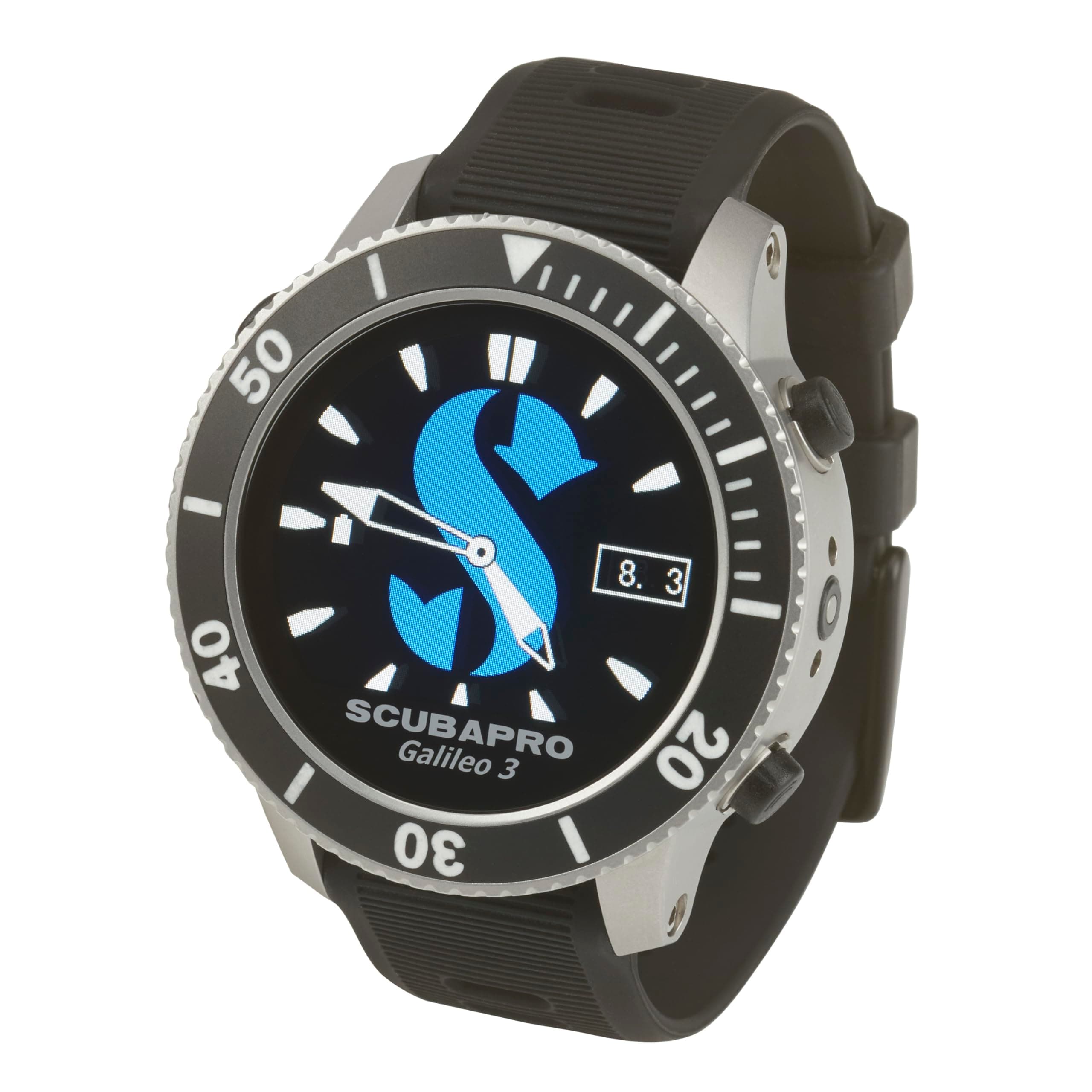 G3 Wrist Scuba Dive Computer with Bluetooth® and Watch-Style Color Display, Includes Case, Silicone Arm Strap, USB Cable, Charging Dongle and Lanyard