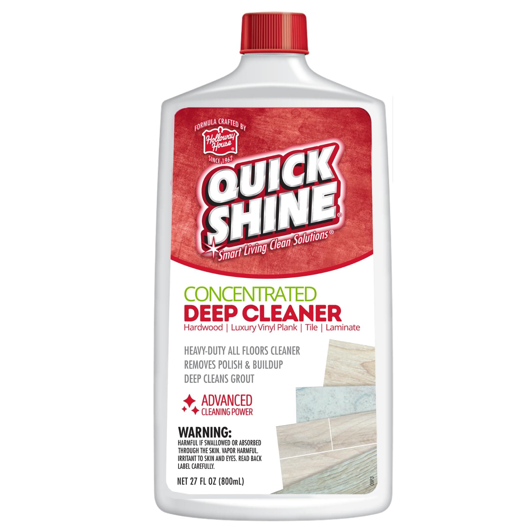 Multi Surface Deep Floor Cleaner and Remover 27oz | Removes Wax Build-Up, Revitalizes Floors & Cleans Grout | Use on Hardwood, Laminate, LVT, Tile and Stone | Pro-Level Cleaning