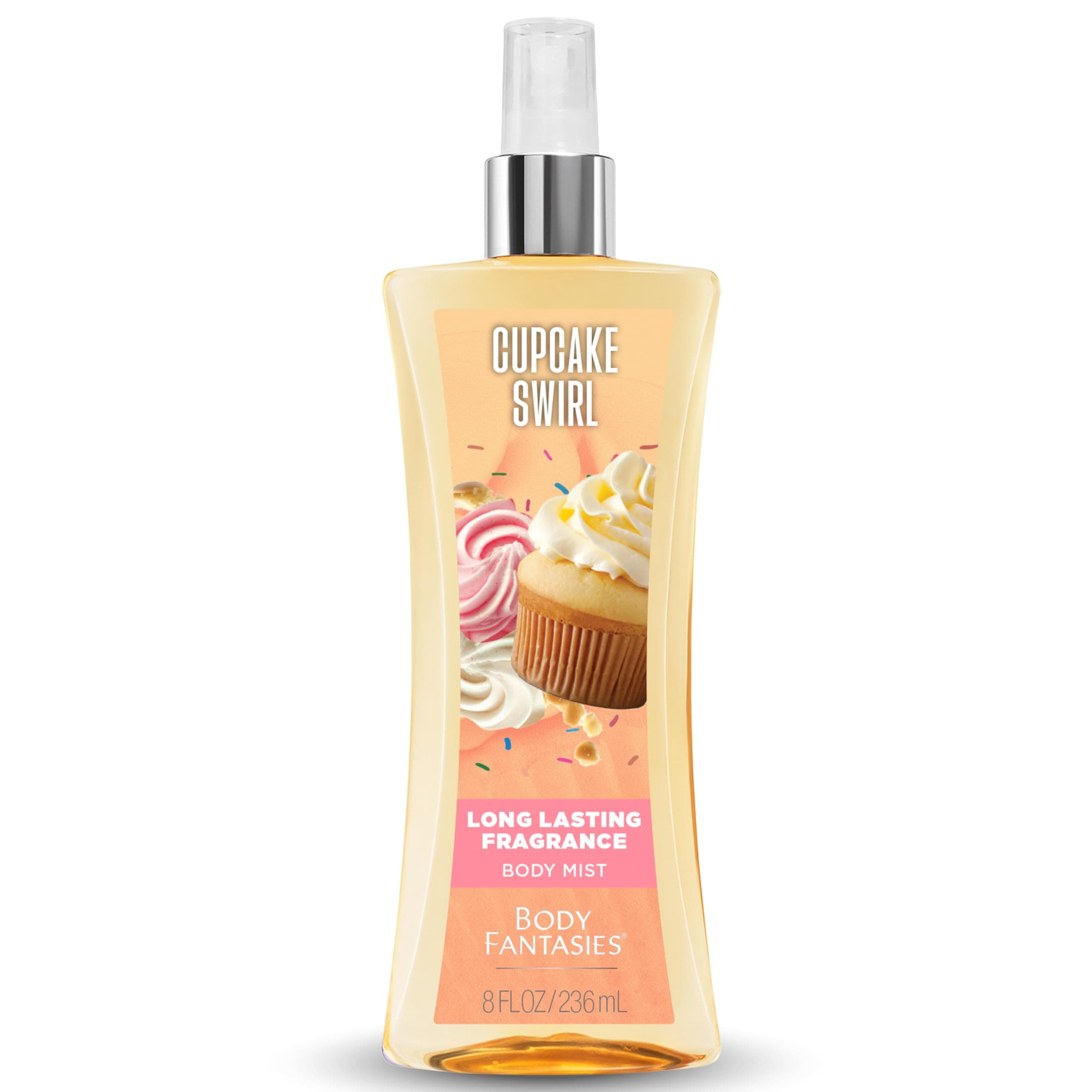 CUPCAKE SWIRL BODY FANTASIES CUPCAKE SWIRL by Body Fantasies, BODY SPRAY 8 OZ