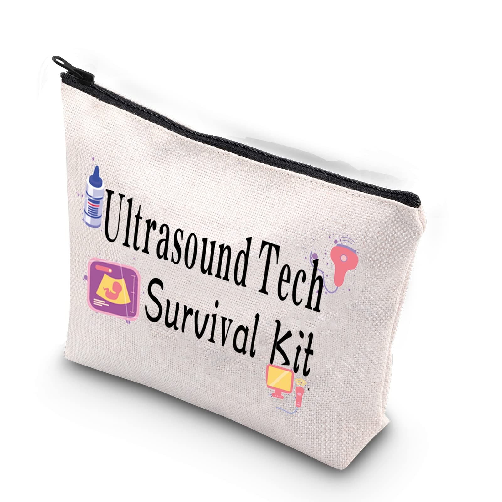 XYANFA Ultrasound Tech Makeup Bag Sonographer Gift Ultrasound Technologist Gift Rdms Ultrasound Techician Cosmetic Bag, Ultrasound Tech Survival Kit, Fashion