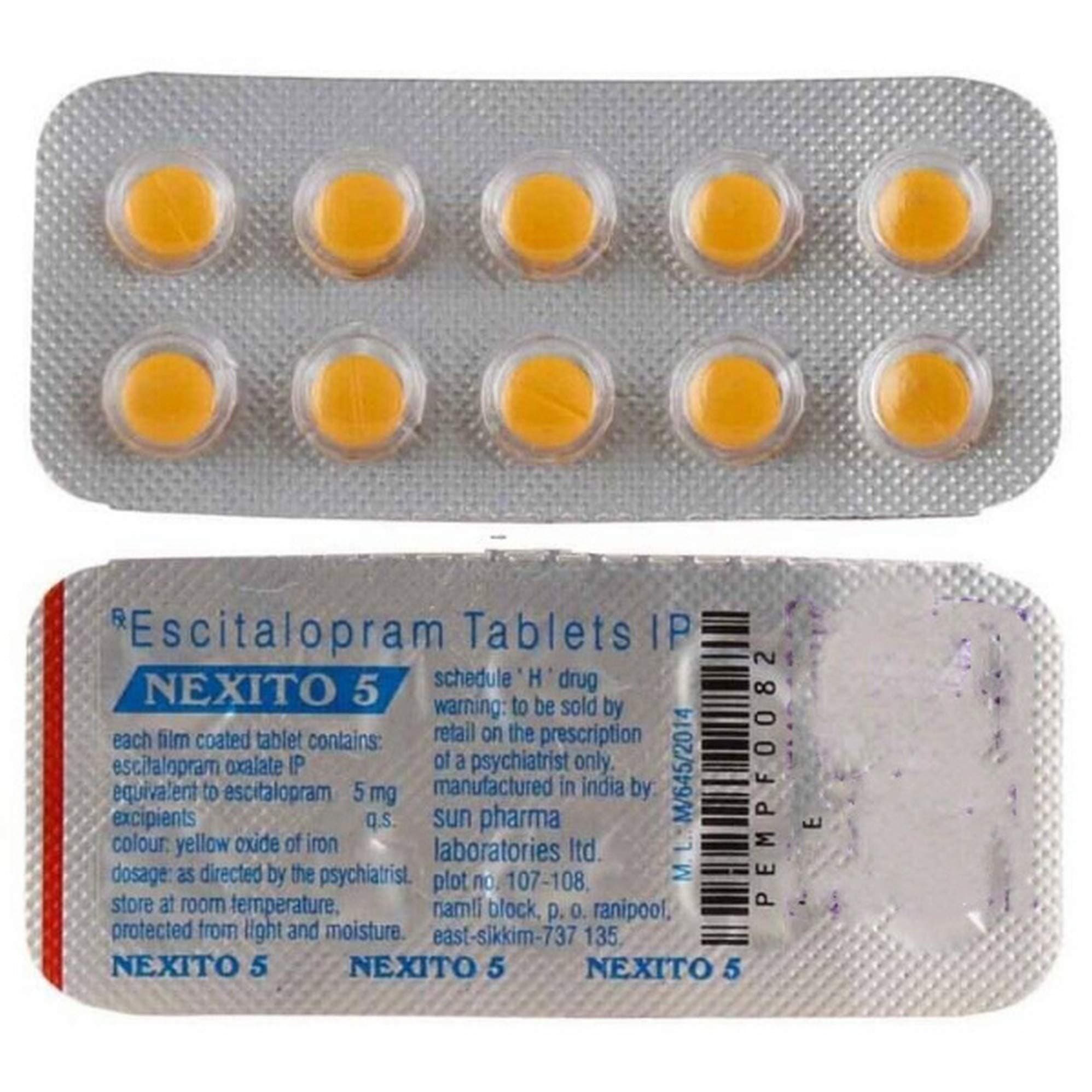 Nexito 5 - Strip of 10 Tablets