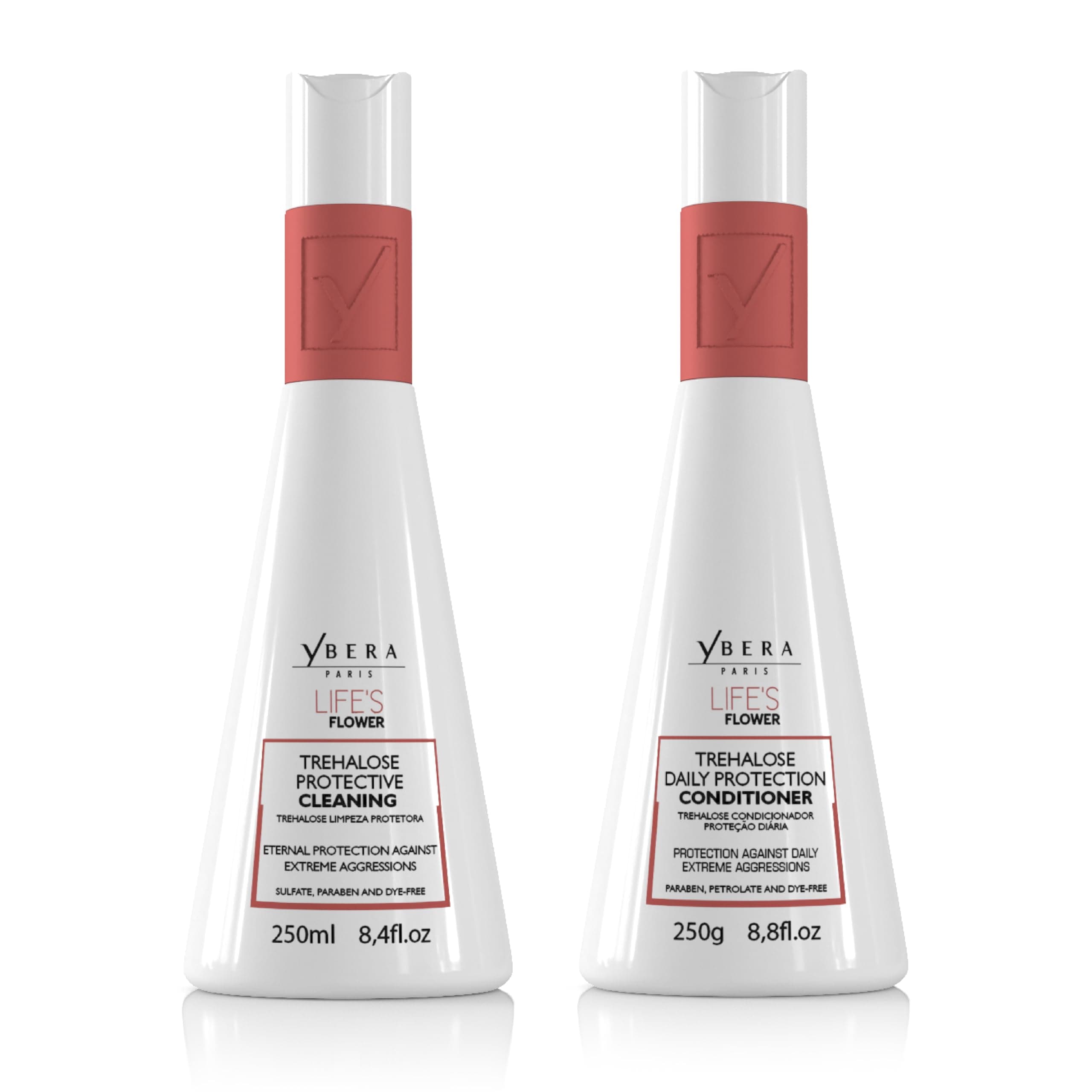 Life’s Flower Home Care, Auto-Renewable Hair Hydration Therapy, Restores the Structure of the Strand, Balance pH, Protects Against Color Oxidation, Provides Softness and Shine, Set of 2