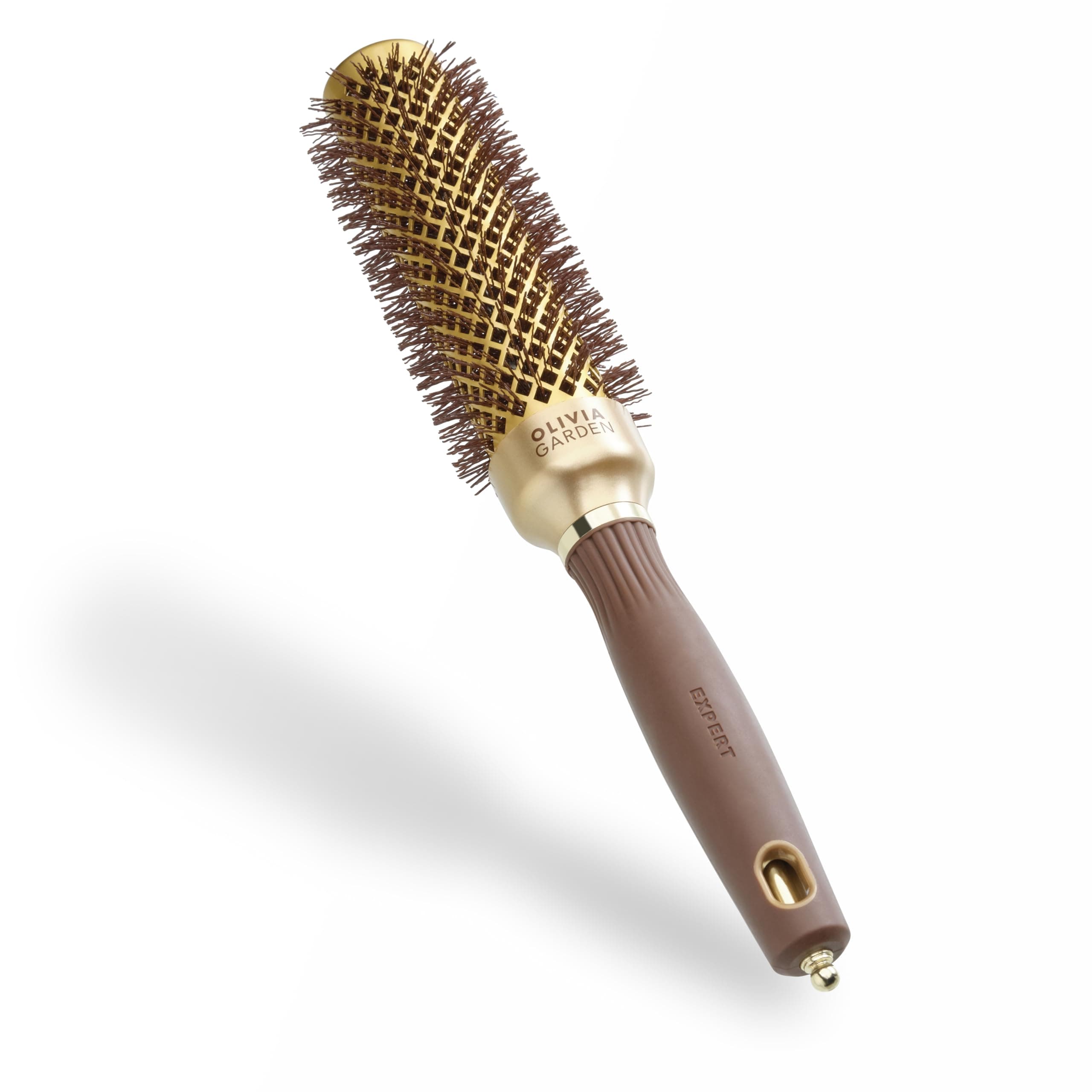 Expert Blowout Speed – Ceramic Coated Round Brush with Extra Long Barrel for 25% Faster Blowouts