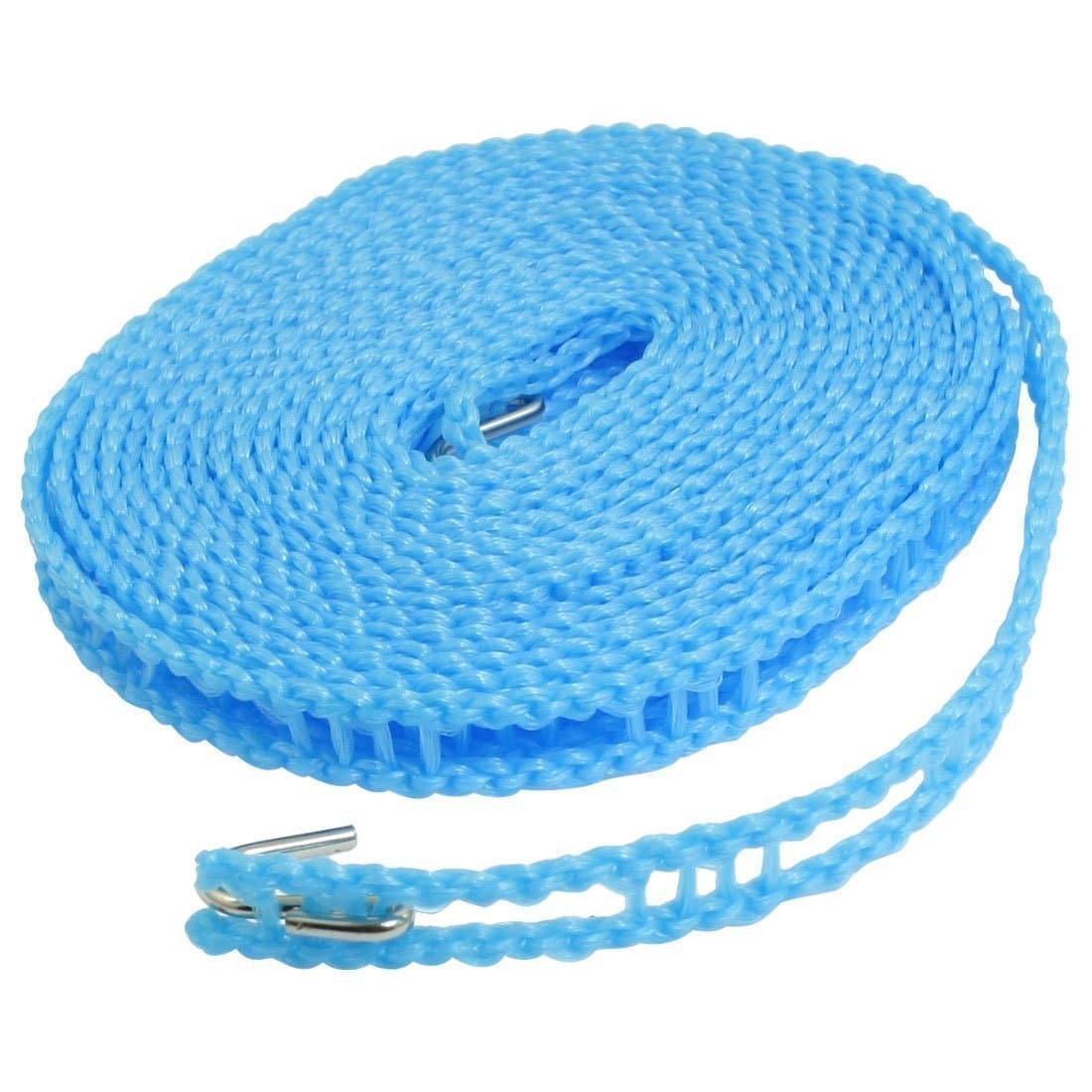 Japan House 5 Meters Windproof Anti-Slip Clothes Washing Line Drying Nylon Rope with Hooks
