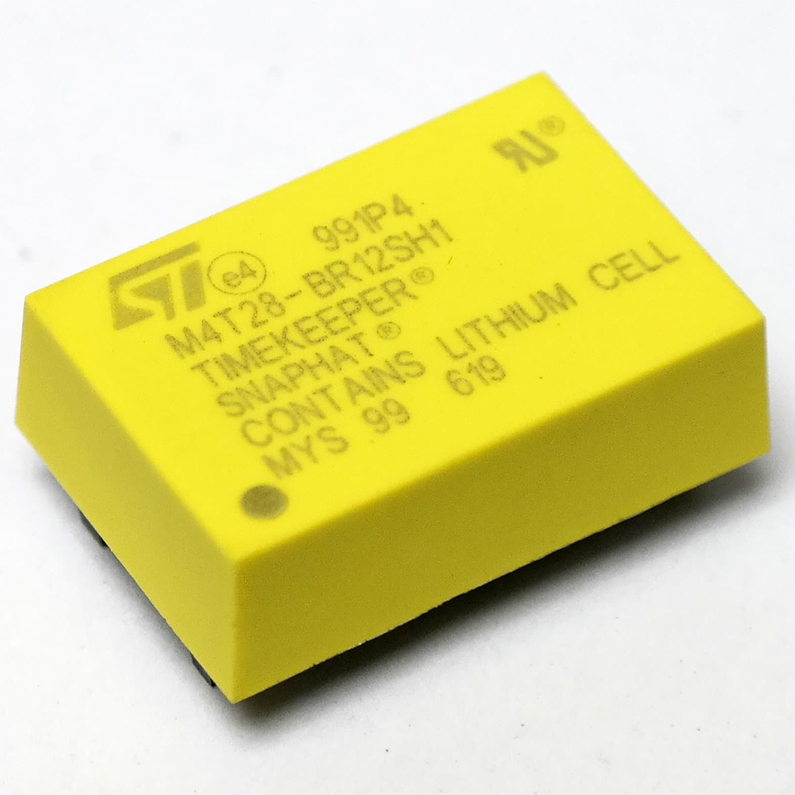 STMicroelectronics M4T28-BR12SH1 Battery Replaces, IC, BATTERY/CRYSTAL SNAPHAT, SNAPHAT-28