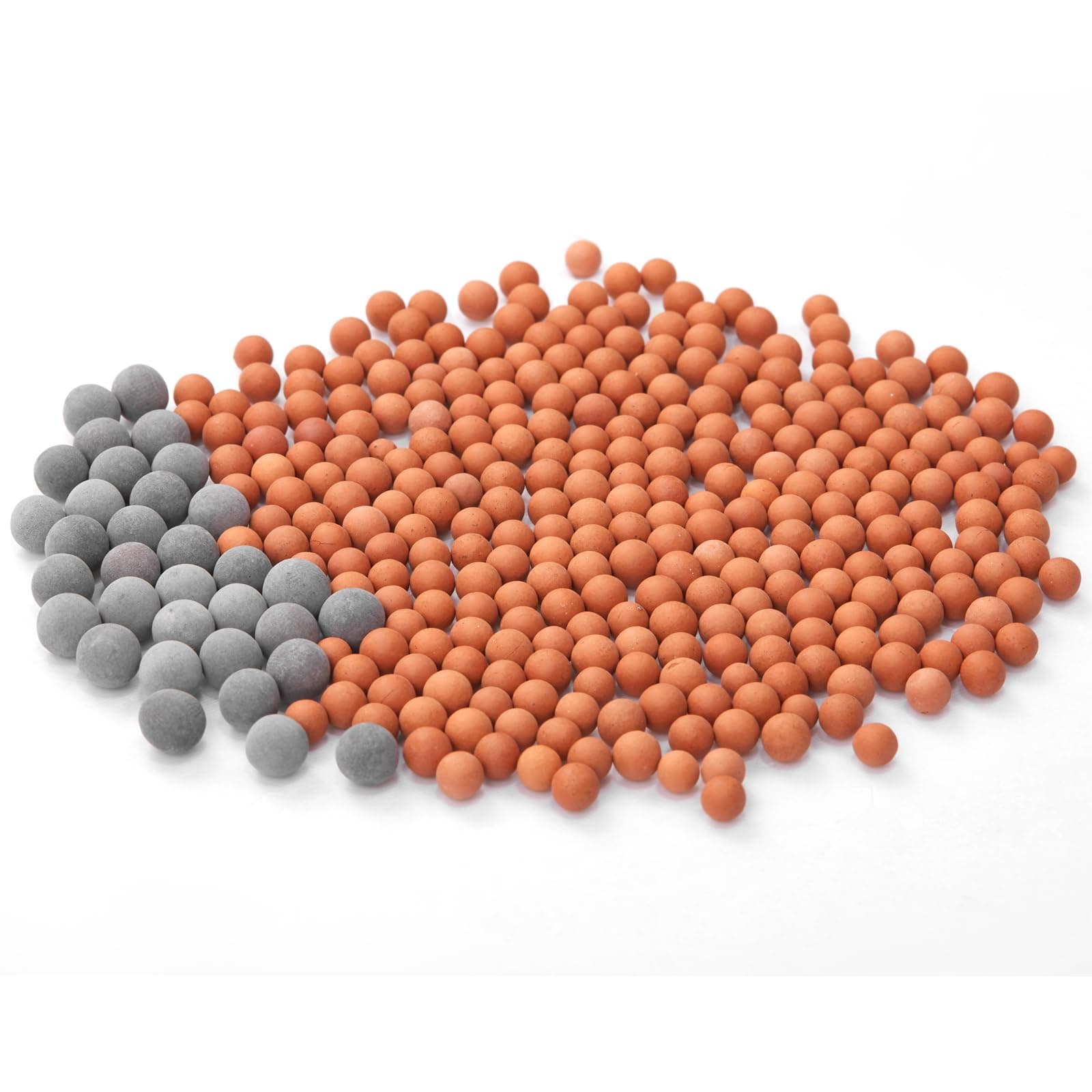 XYCING Filtration Stone Bead Balls for Filter Shower Head - Filtered Mineral Stone Beads for Purifying Water (Red Gray)