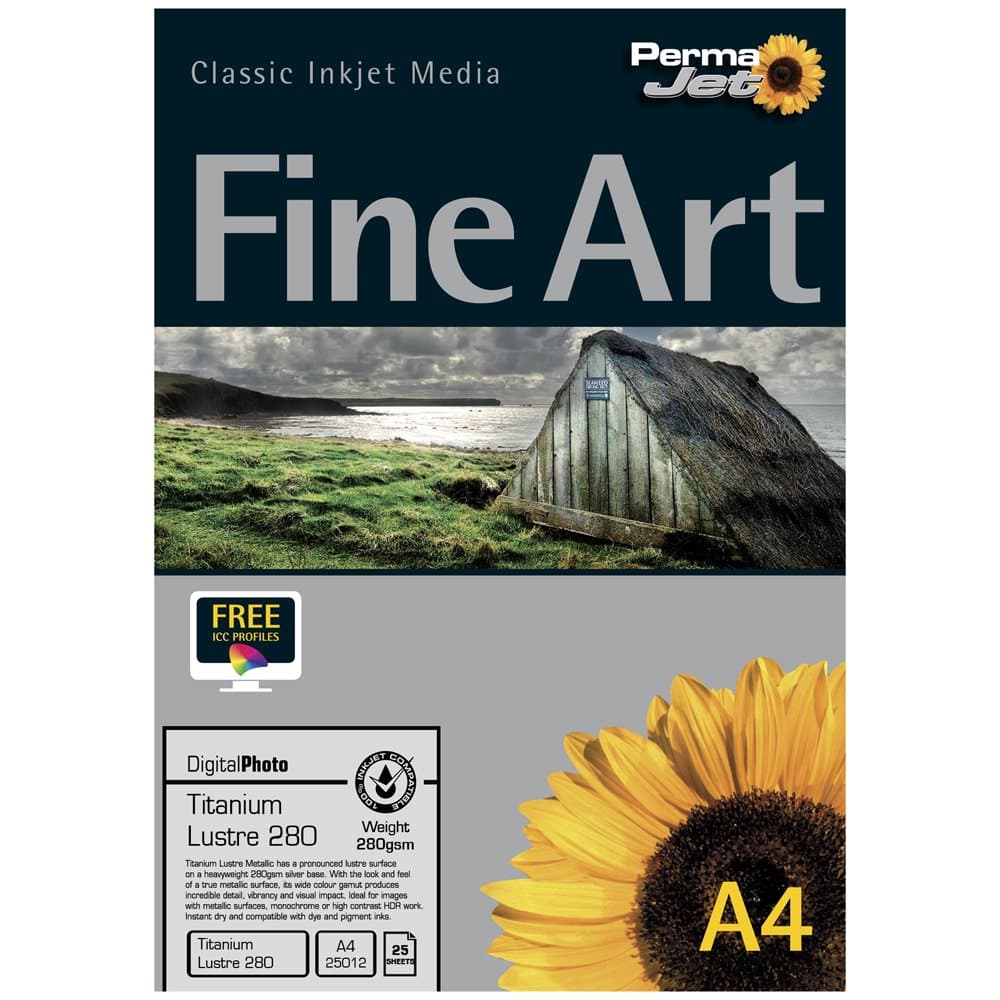 A4 Titanium Lustre Metallic Printer Paper