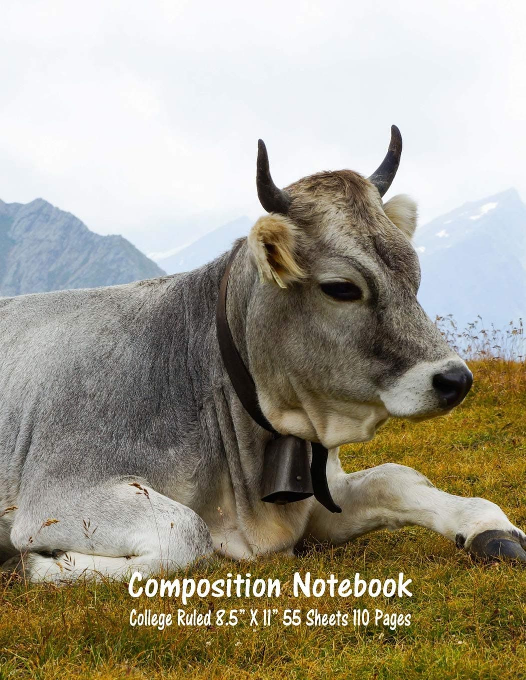 Composition Notebook: College Ruled Cow Farm Bull Bovine Cattle Cute Composition Notebook, Girl Boy School Notebook, College Notebooks, Composition ... Cow Notebooks For Home School Boys And Girls)