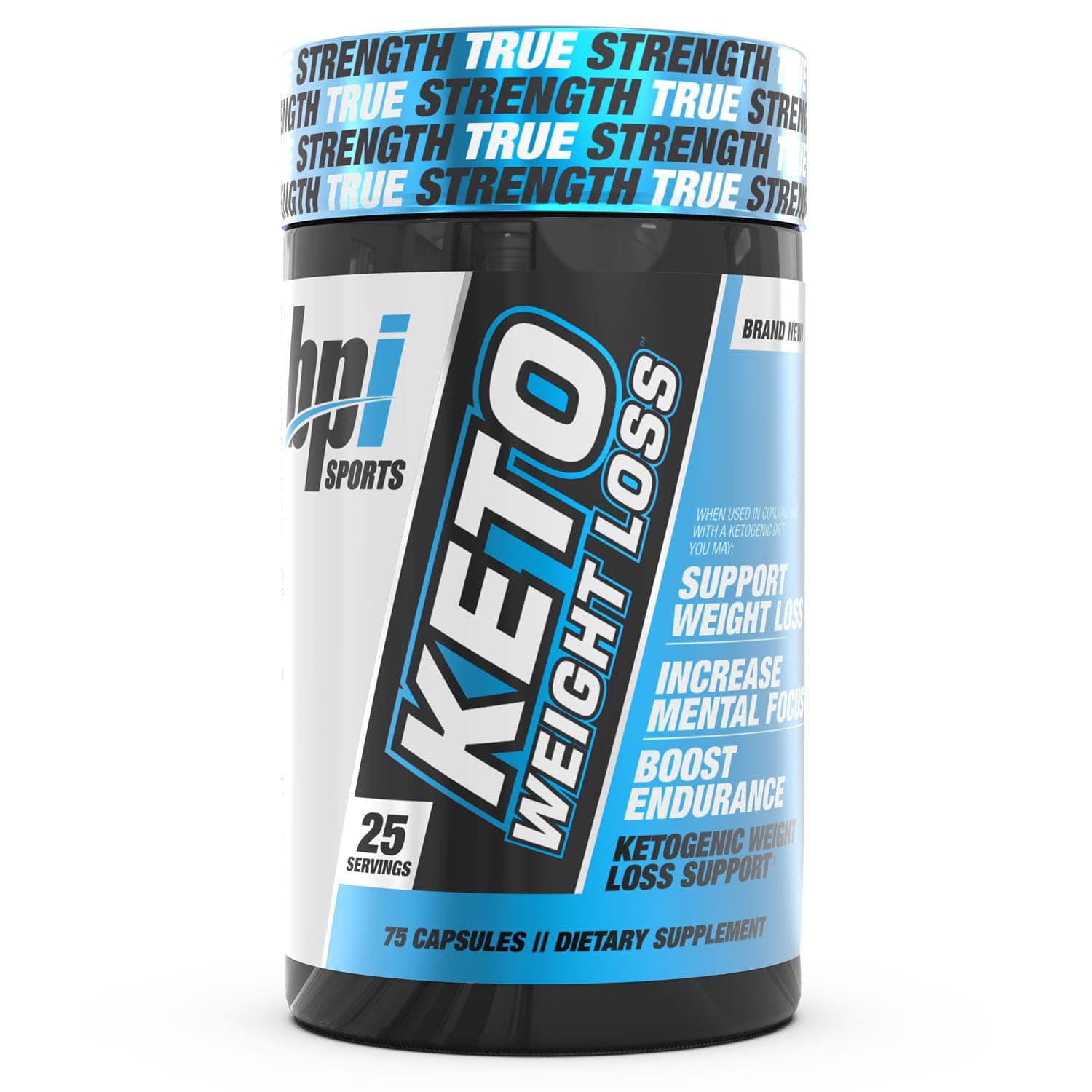 BPI Sports Keto Weight Loss - Ketogenic Fat Burner - Keto Weight Loss Pills - Raspberry ketones - Supports Mental Focus - Promotes Endurance - Burn Fat for Fuel - 75 Capsules